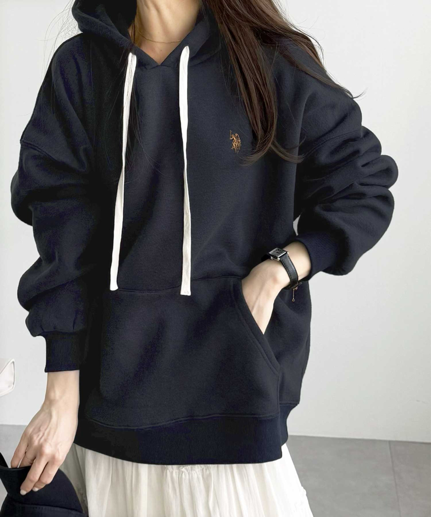 日本直送 限時特價優惠中 US POLO ASSN. Hooded Embroidered Sweatshirt 多色 