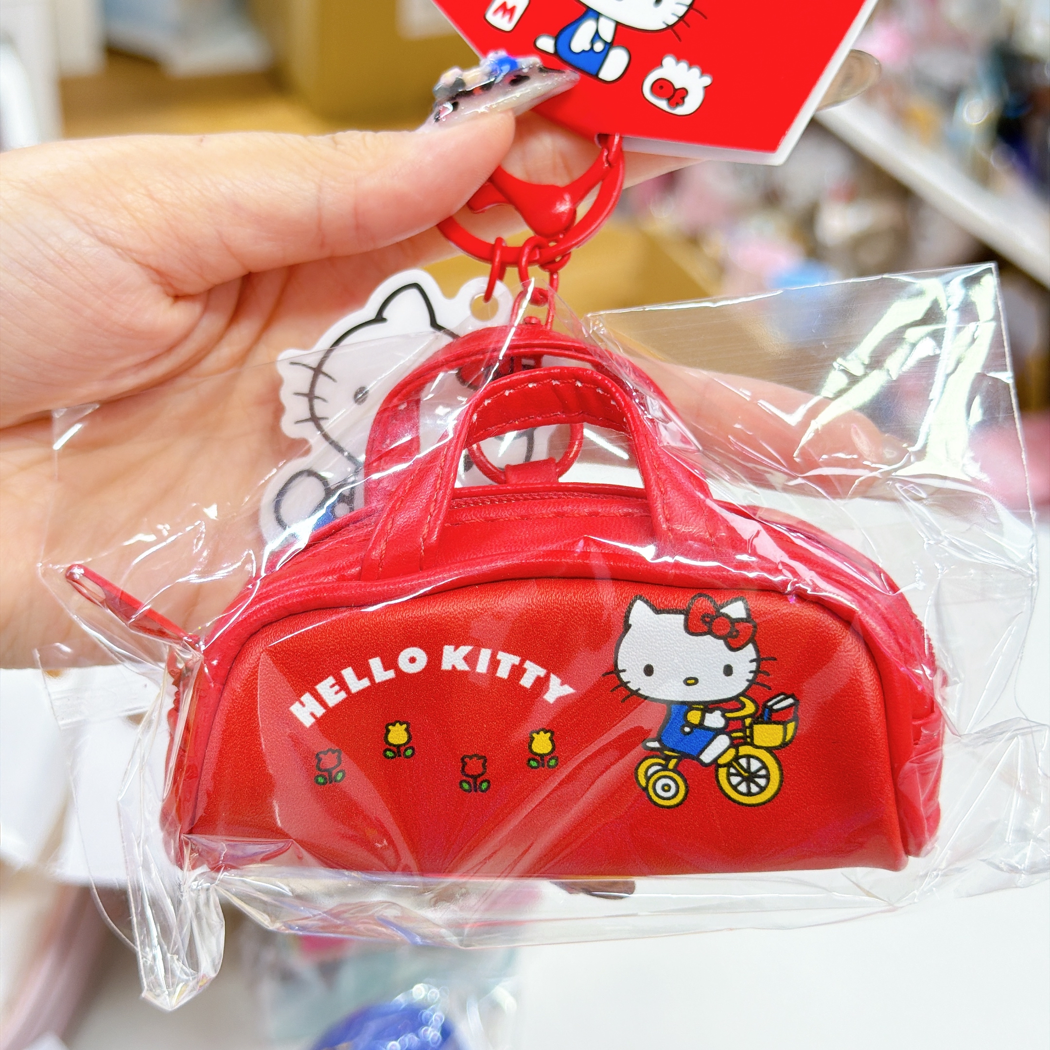日本直送send咗Hello Kitty復古系鎖匙扣掛飾