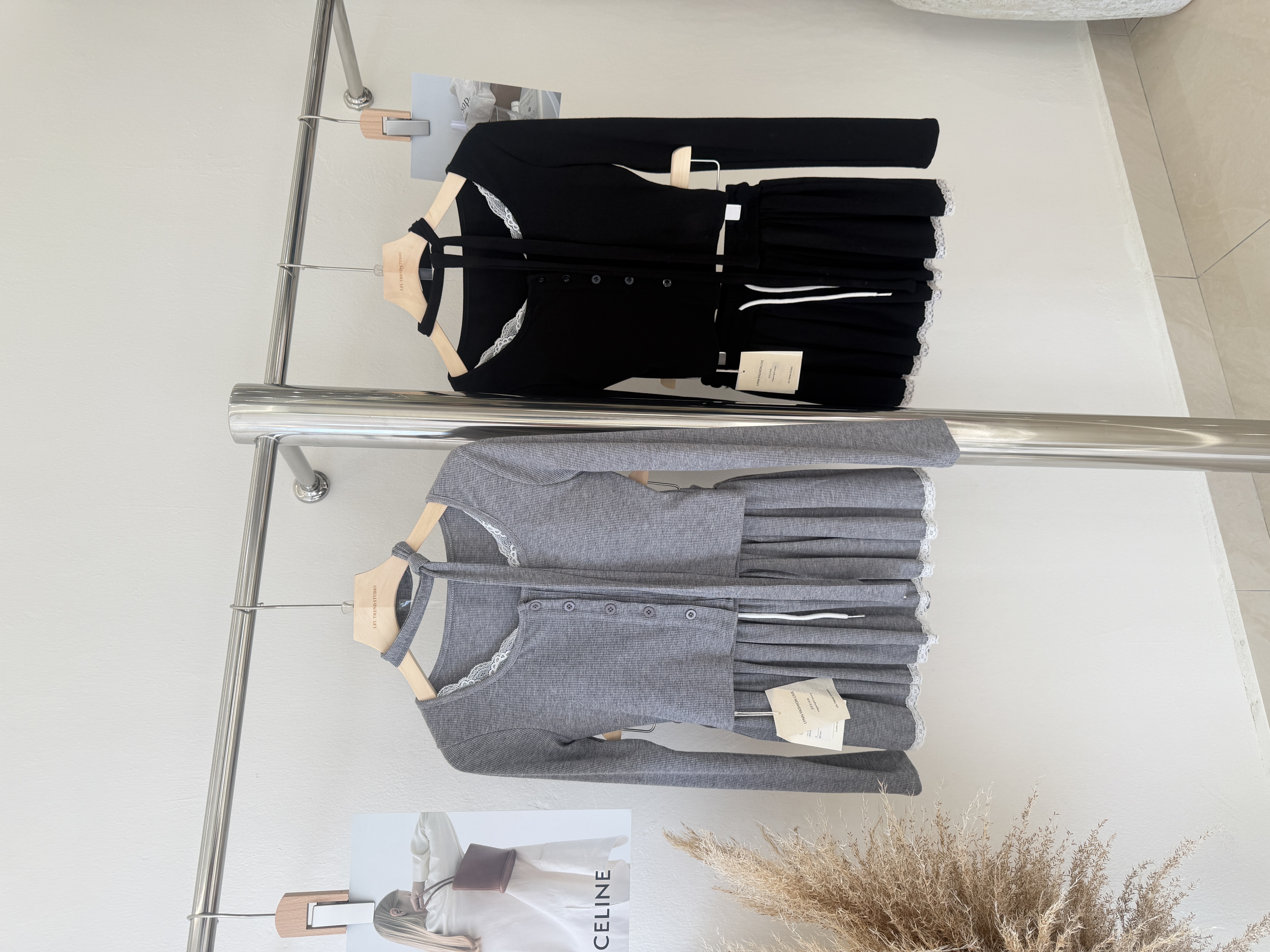 6360 爆款蕾丝拼接两件套