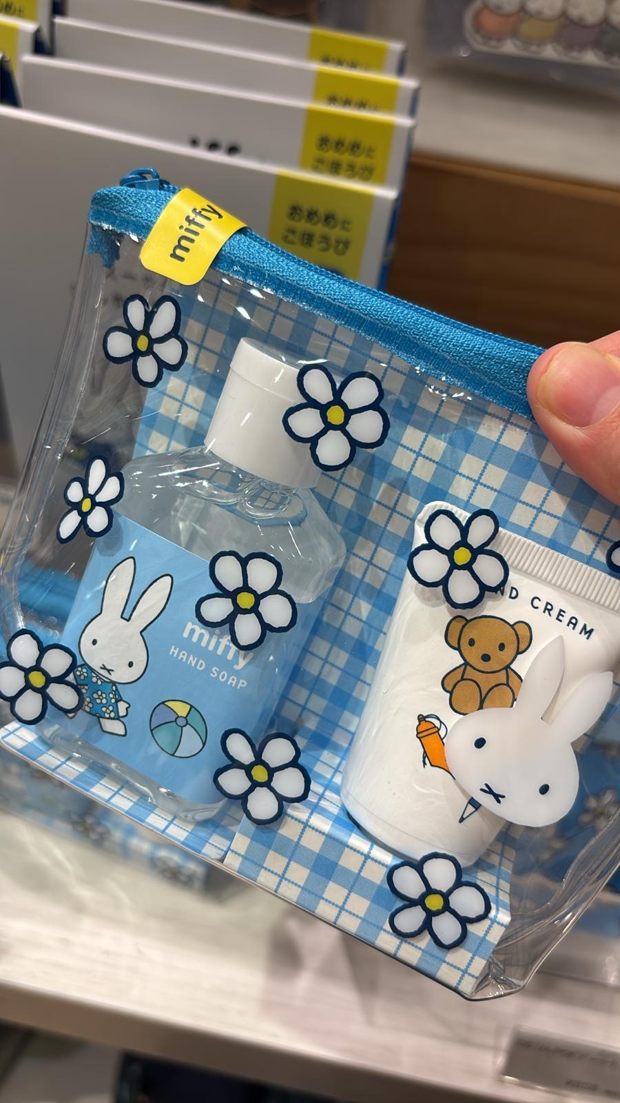 MIFFY 藍花裙 沖涼液 HAND CREAM SET