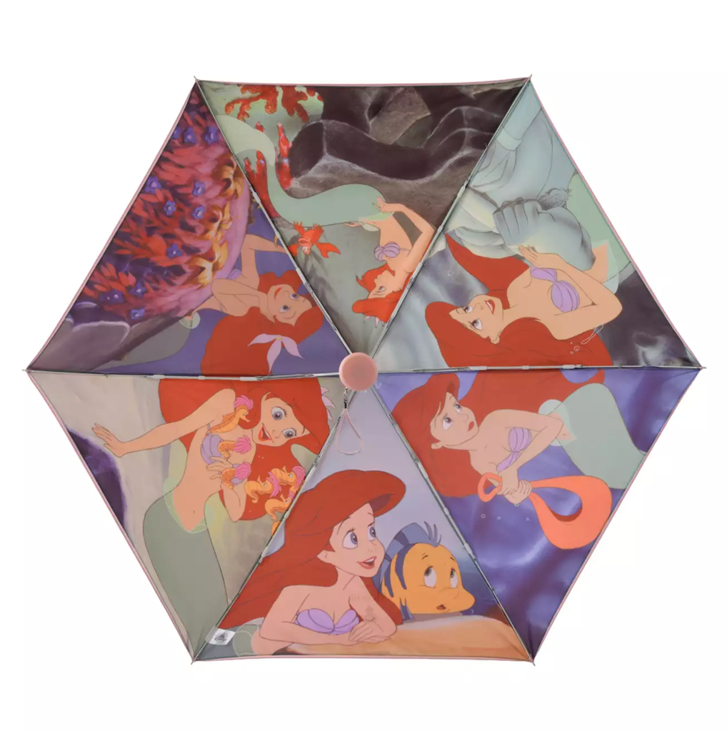 預訂 Shiny Day 防UV縮骨遮 Goofy Ariel Villains 