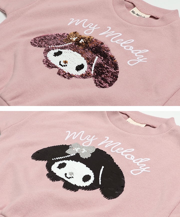 🆕【⭐訂購⭐】🇯🇵 日本直送 🌀 #Sanrio 閃閃珠片束袖衛衣［5款選］🌀[PLJA-0177] [261117]
