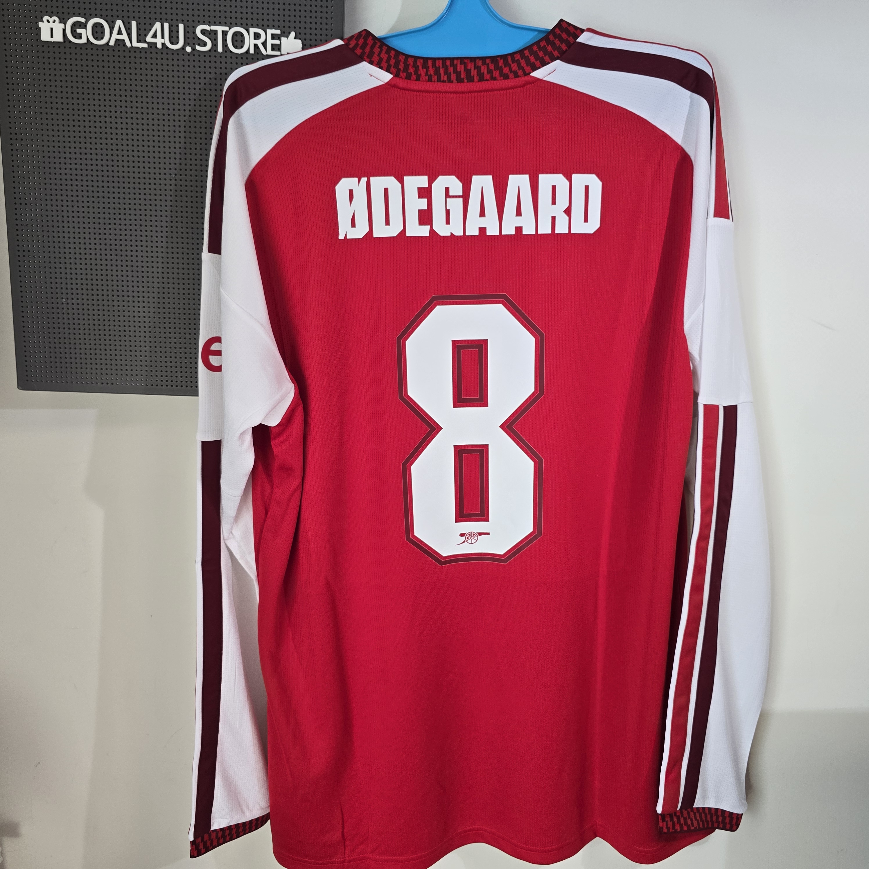🔴⚪融合酋長球場建築美學 Adidas Arsenal 阿仙奴 2026-27 主場長袖球迷版球衣 (可加印字章) KB9950