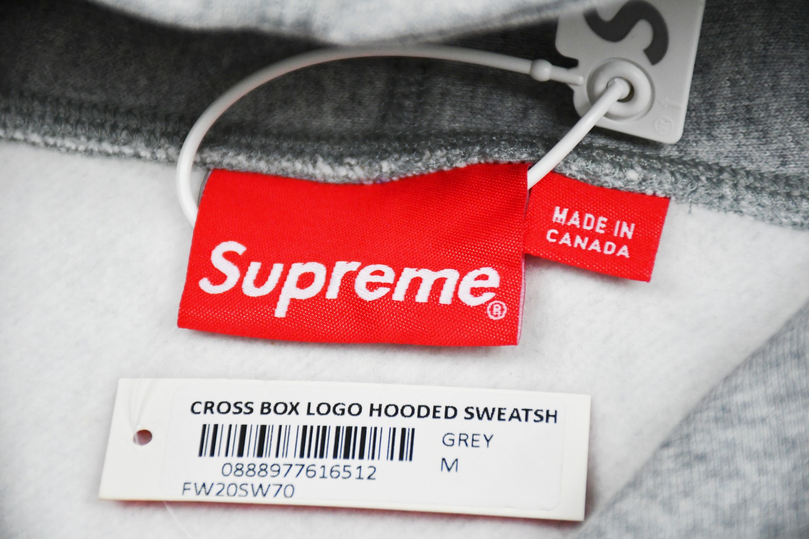 Supreme Cross Box Logo Hooded Sweatshirt