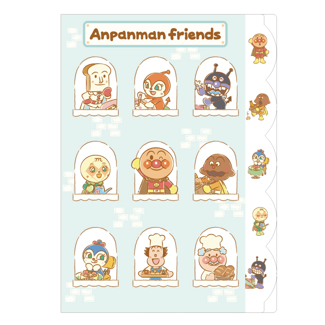 [現貨] [麵包超人館限定] 麵包超人5層 A4 File {TF00495}