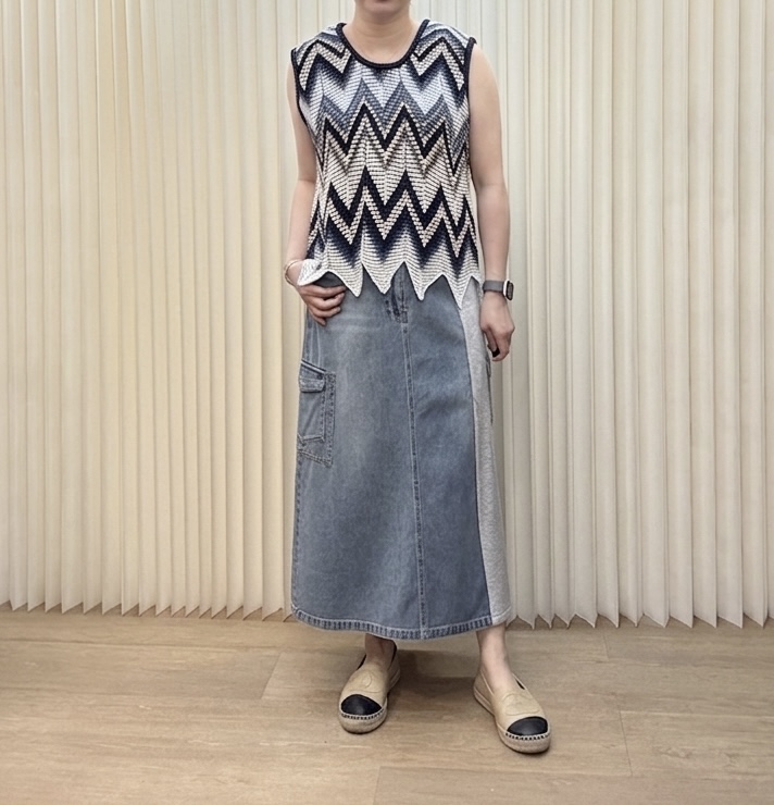 歐洲牛仔拼布裙 M614 MPL6163479