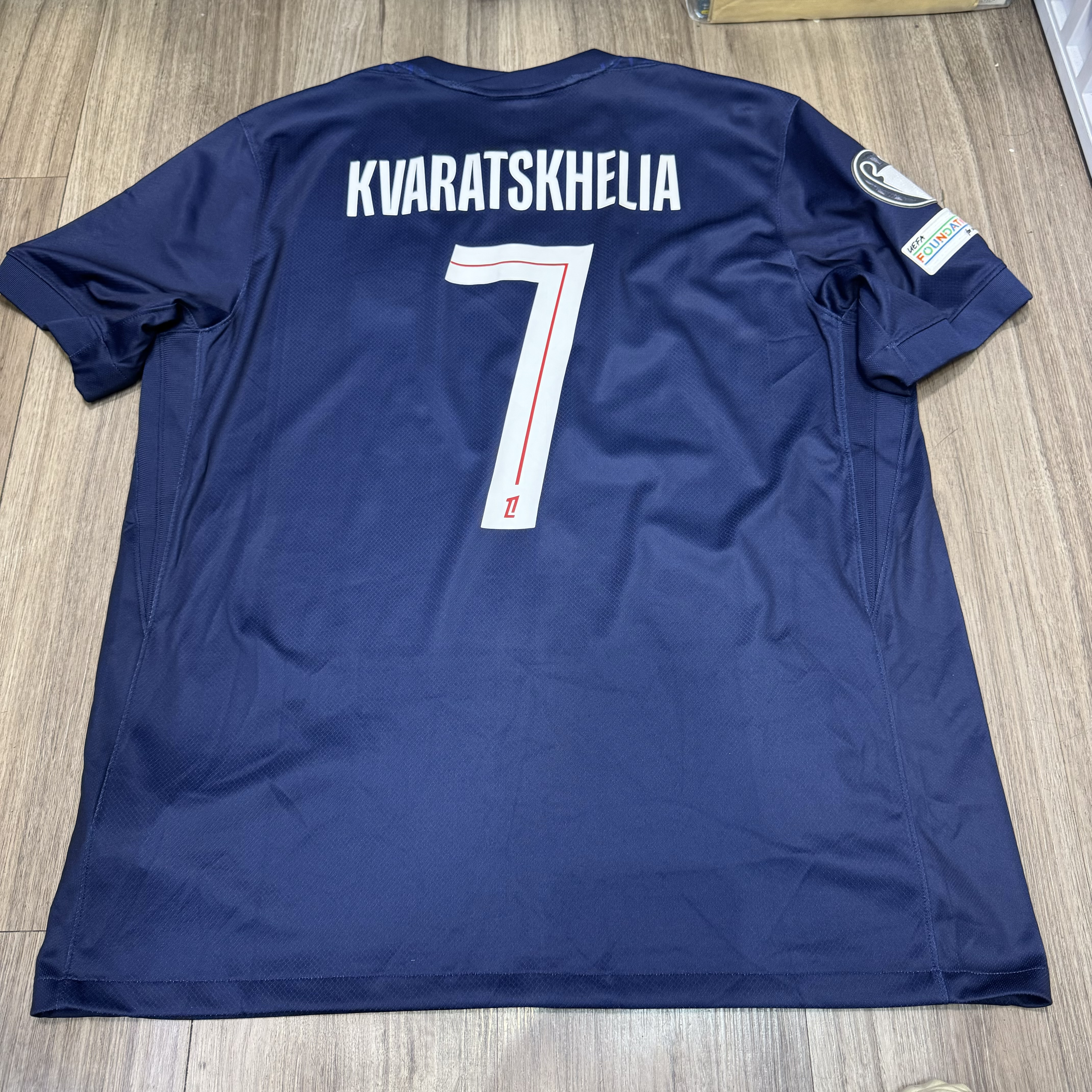 PSG 25/26 C/L home shirt  #7 Kvararskhelia