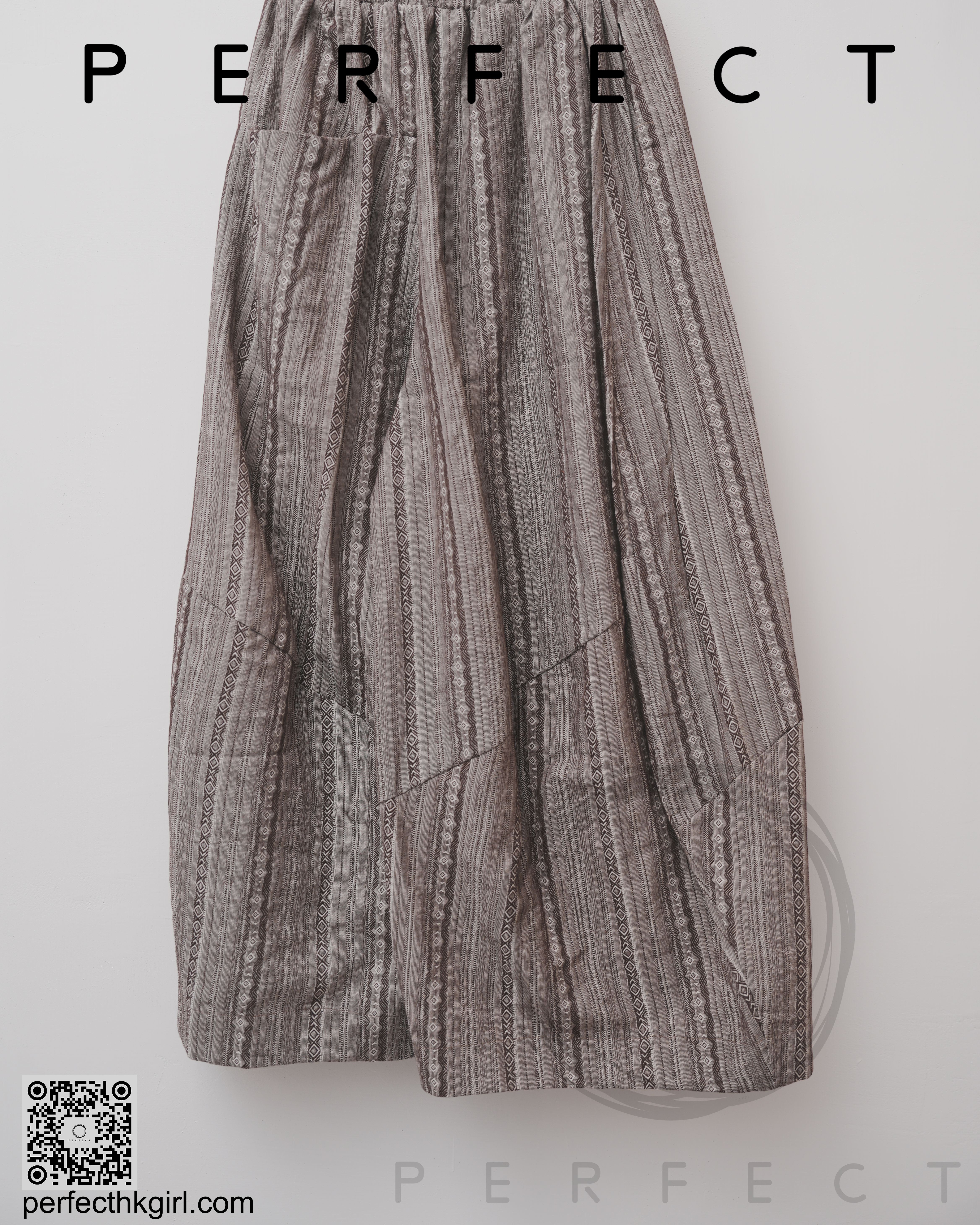 P0046_免皺關刀民族褲（大地啡色）