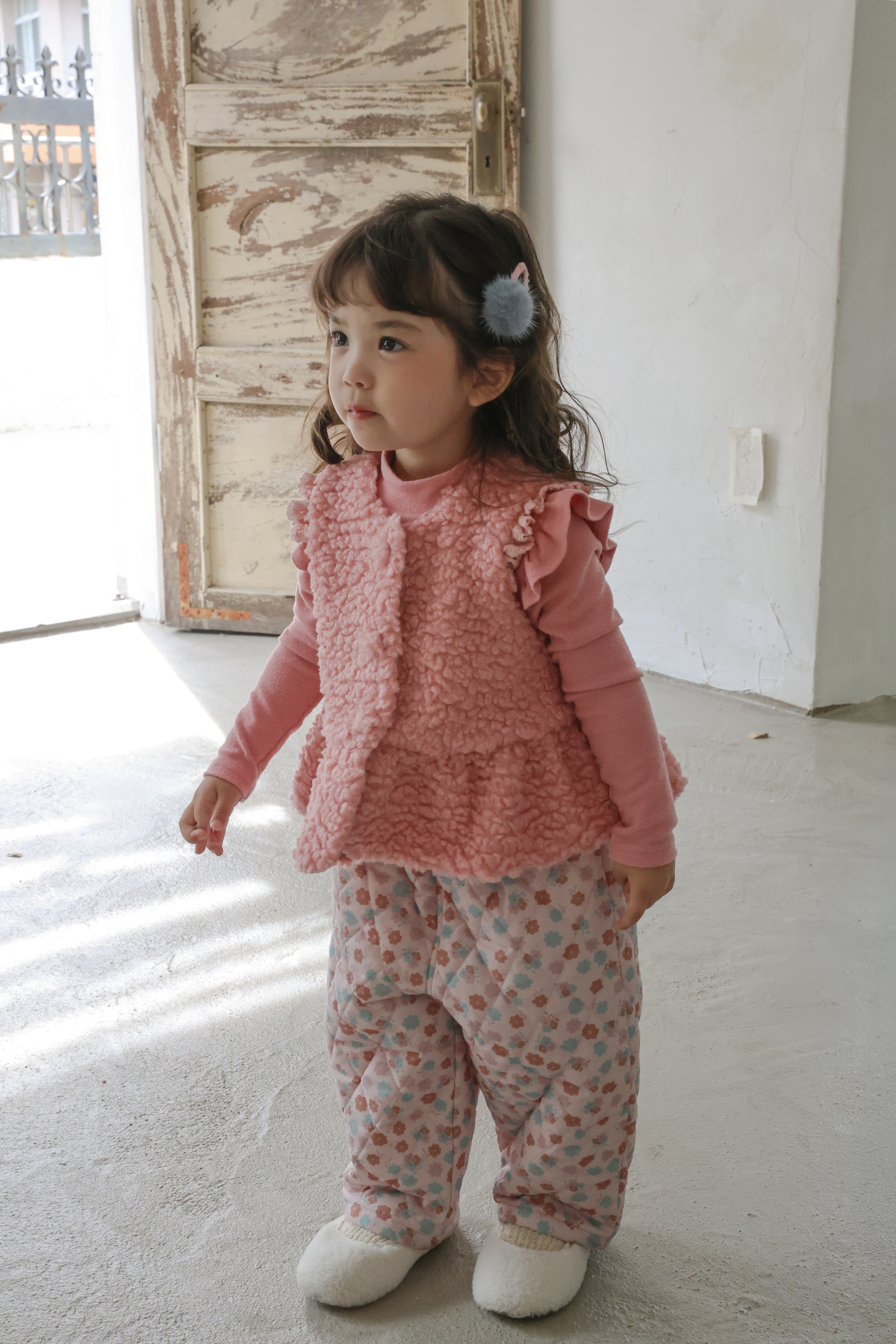FLO | Pposong fur vest Pink