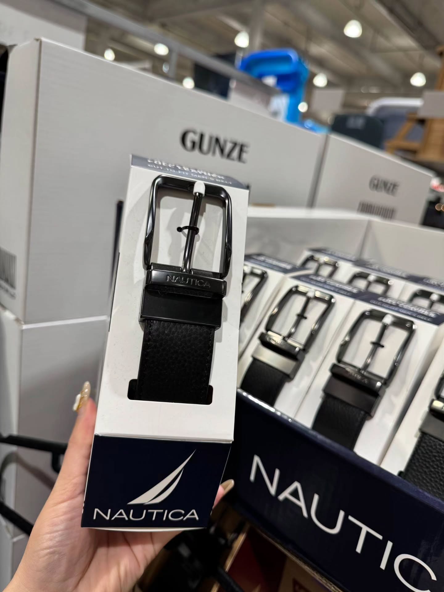 🇯🇵NAUTICA男款双面牛皮腰带