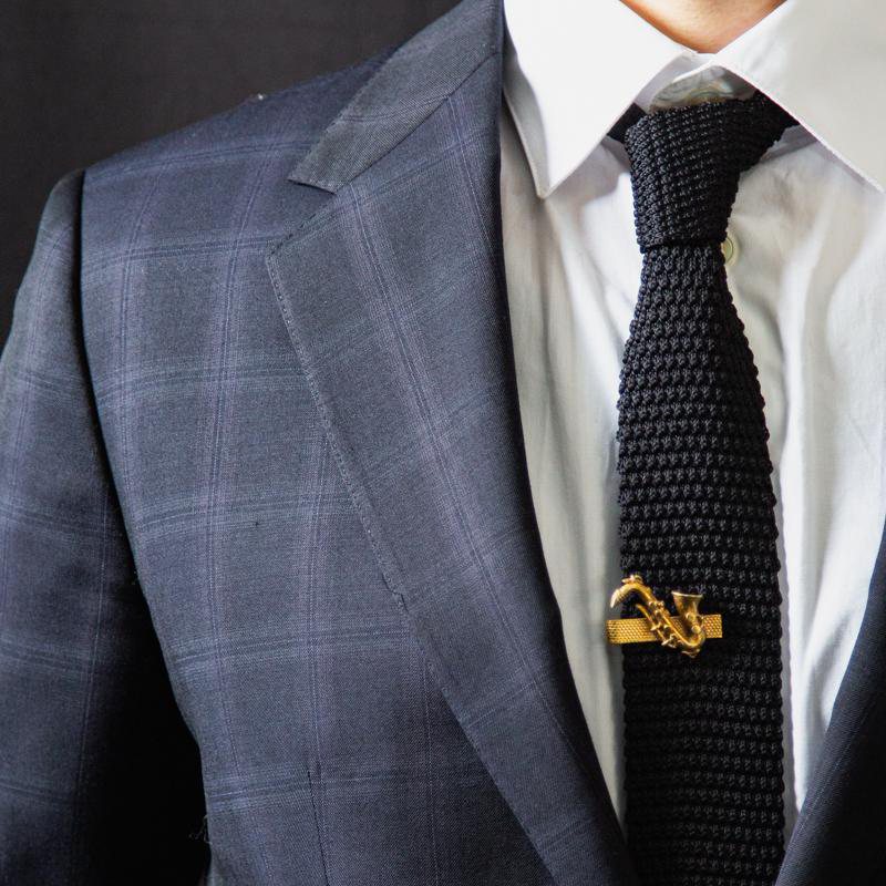 C.a. 1960s Saxophone Short Tie Clip(EA1718)