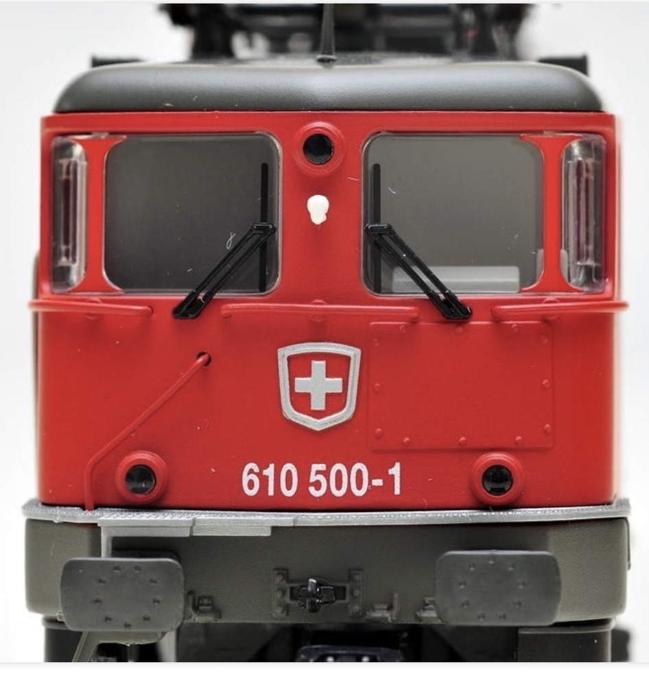 TRIX SBB Cargo Ae 6/6 - 瑞士 E-lok 全新 HO DCC 就緒，金屬車身