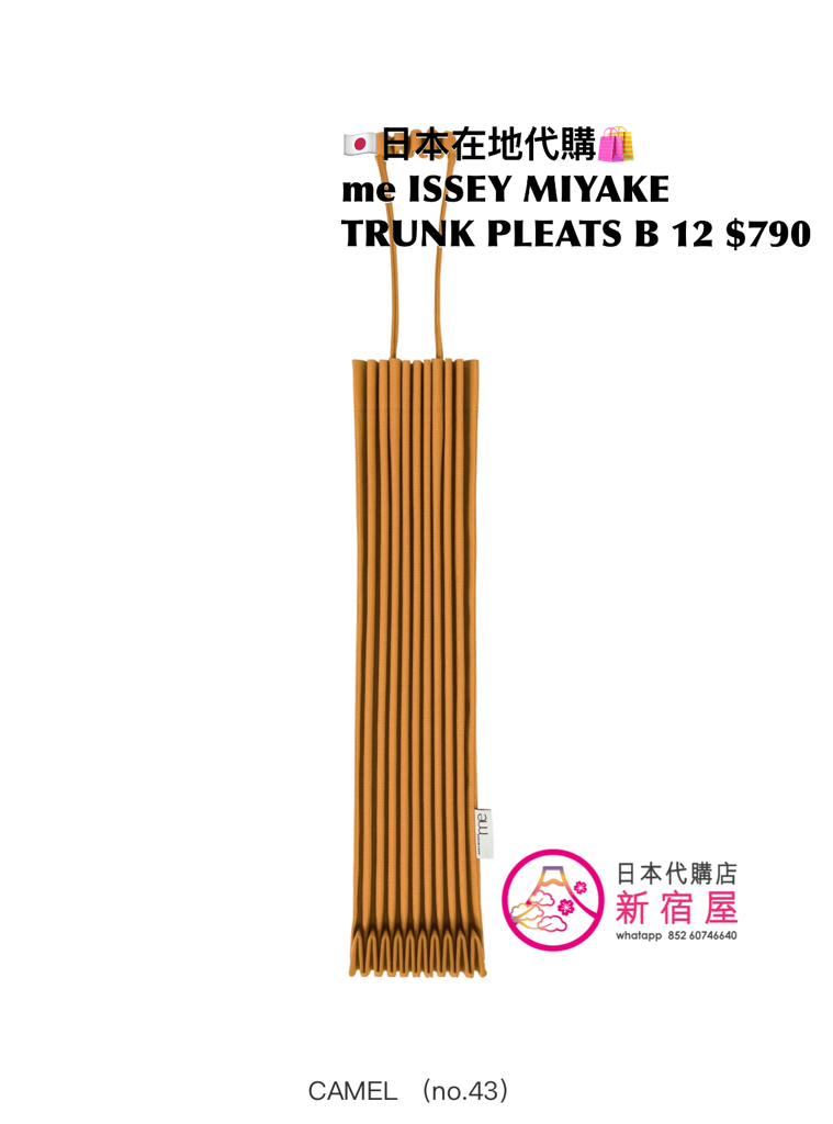 me ISSEY MIYAKE TRUNK PLEATS BAG 12