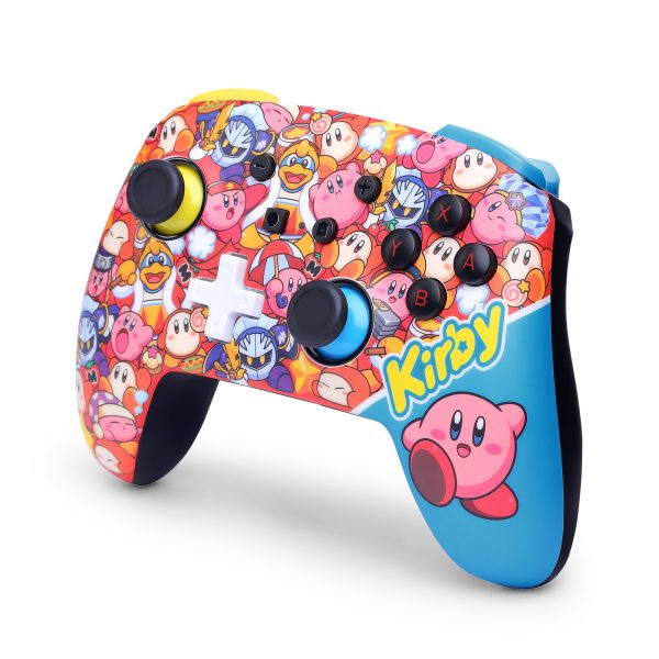 NSW PowerA 增強型無線控制器 (星之卡比) / Enhanced Wireless Controller (World Of Kirby)  香港行貨 任天堂官方授權產品 NSGP0443-01 SW2-0500