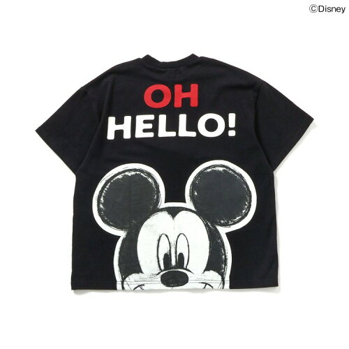 🆕【⭐訂購⭐】🇯🇵 日本直送 🌀#Mickey #Minnie oversized 大剪影 短袖TEE [2款選]🌀 [ELCA-0126][260401]
