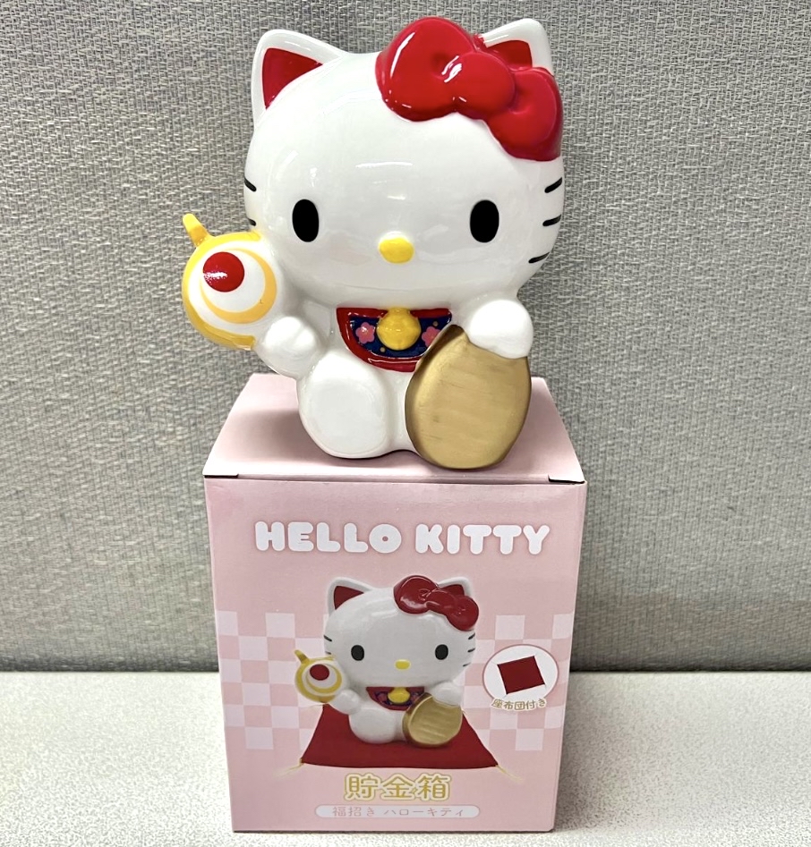 🎌日本直送🎌 Hello Kitty 招福陶瓷存錢罐