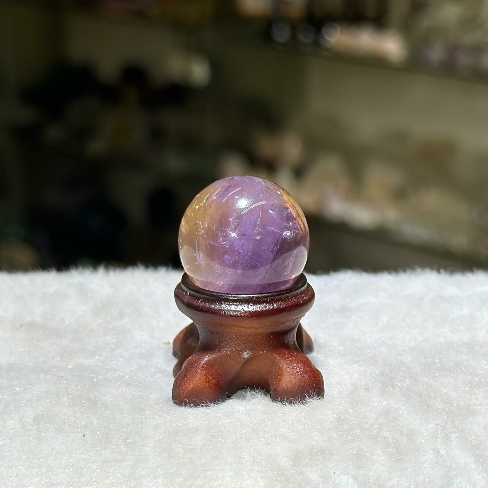 紫黃晶 球 - 2.5cm+/- (不連座)