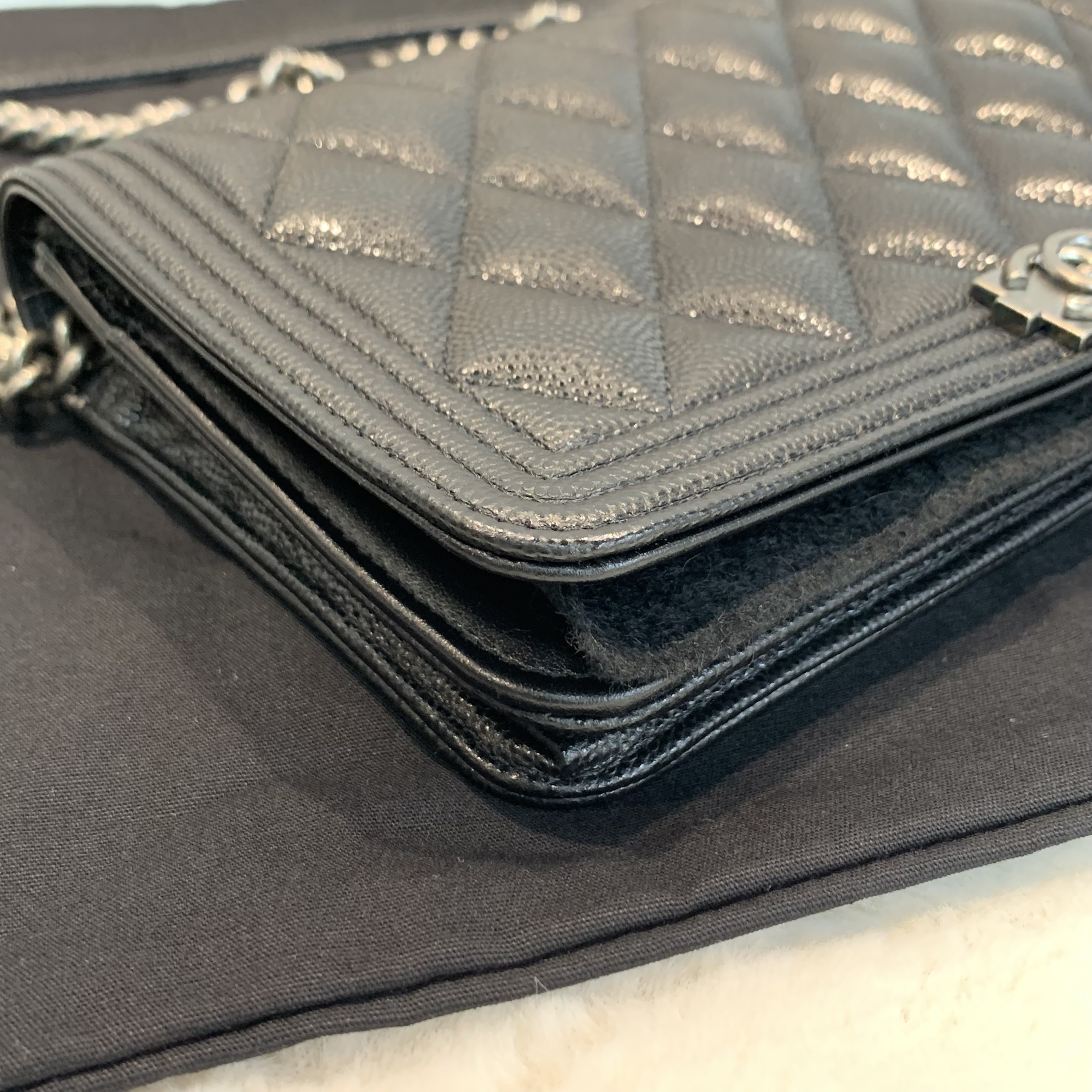 CHANEL經典熱賣款❤️‍🔥Leboy woc 黑色銀扣
