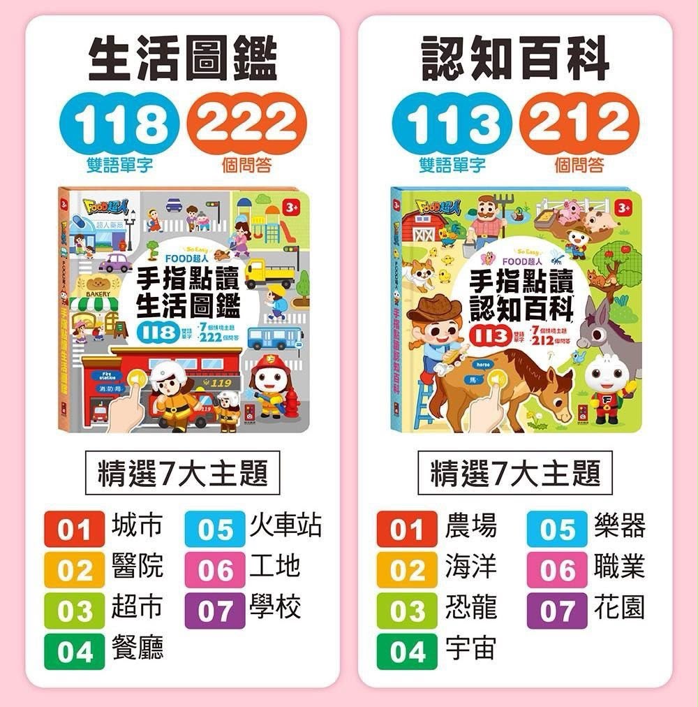 FOOD超人手指點讀(互動有聲書)