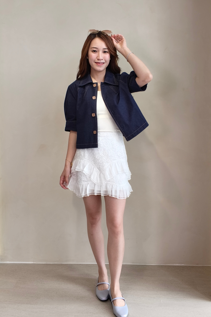 2111BB Aurora Tailored Cropped Shirt