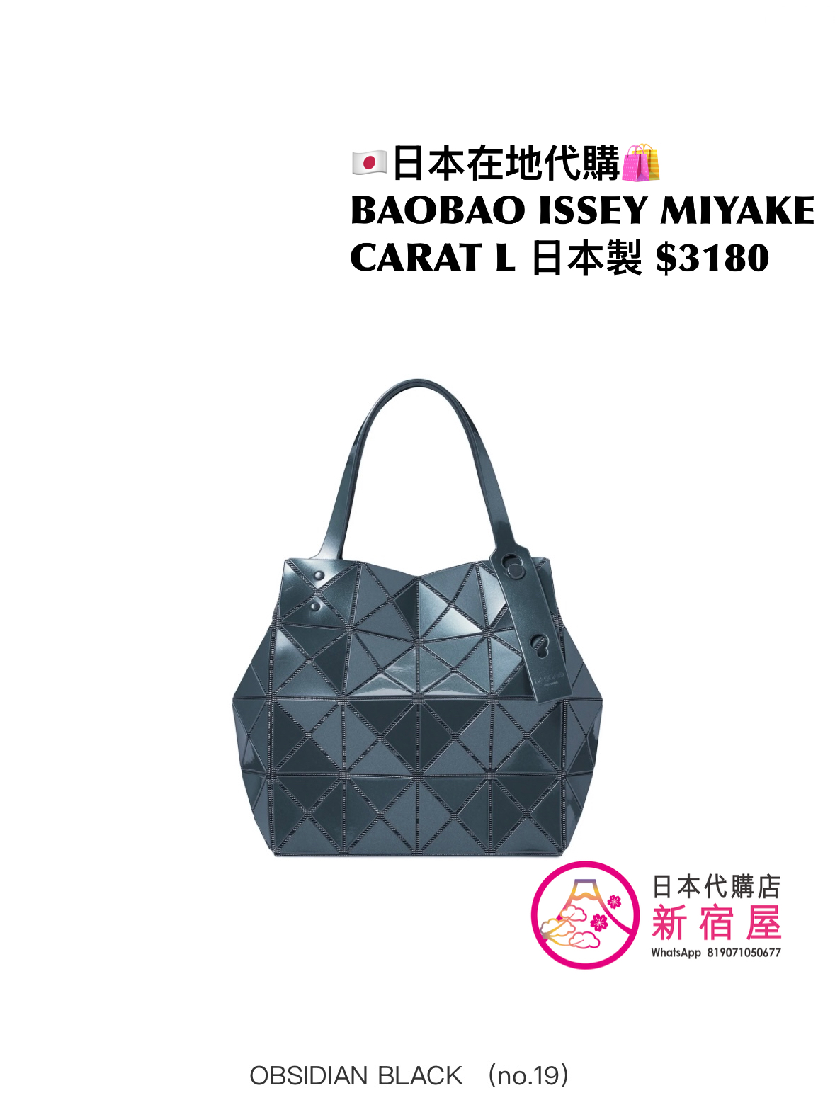 BAOBAO ISSEY MIYAKE CARAT L