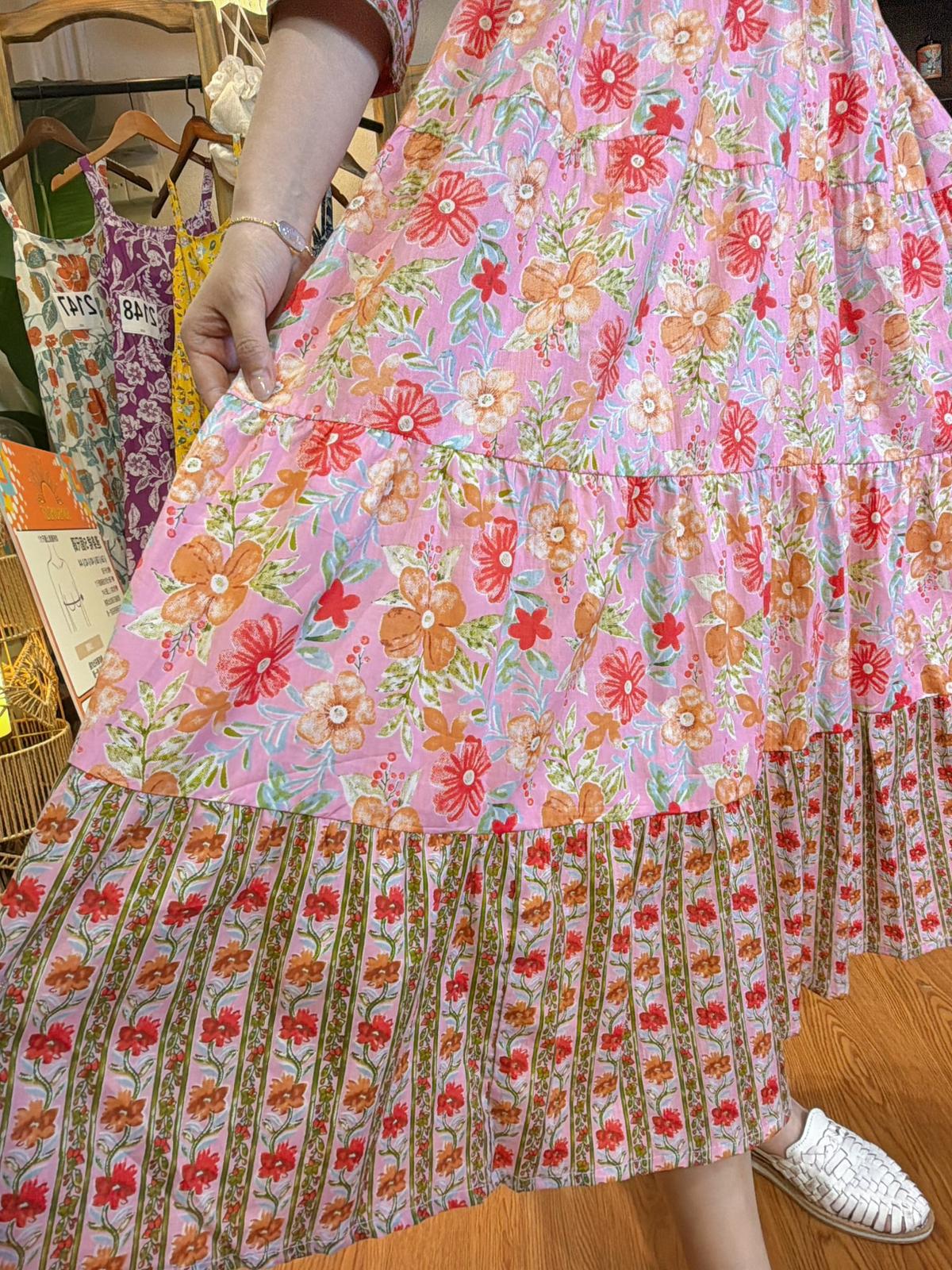 2161 Pink Fafa 3 layers With fafa Edge 47"