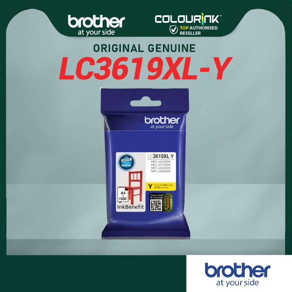 Brother LC3617 Original Cyan Ink Cartridge MFC-J2330dw /J2730dw / J3530dw / J3930dw lc-3617 lc3619xl