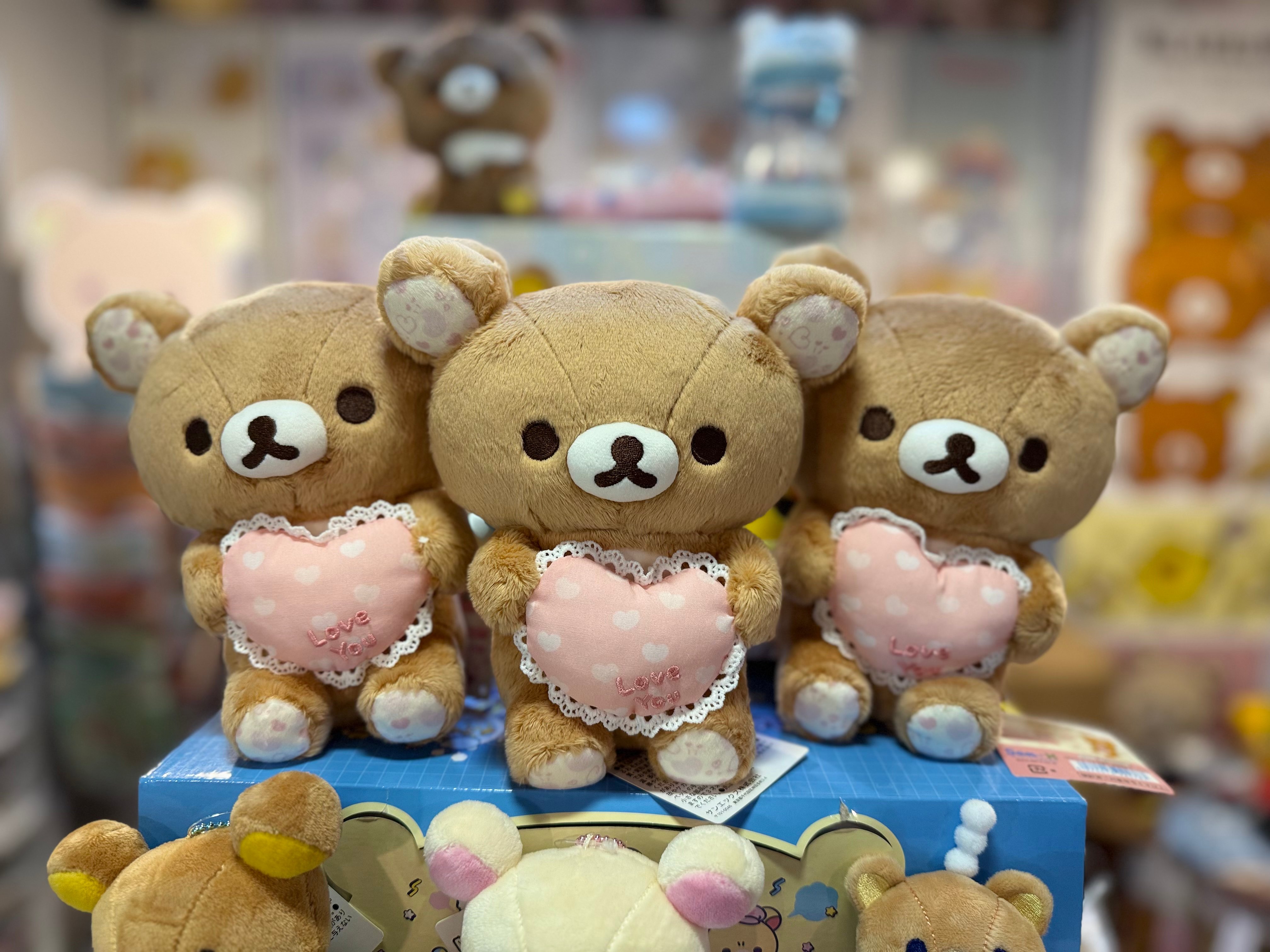 《現貨》全新San-x心心系列rilakkuma公仔