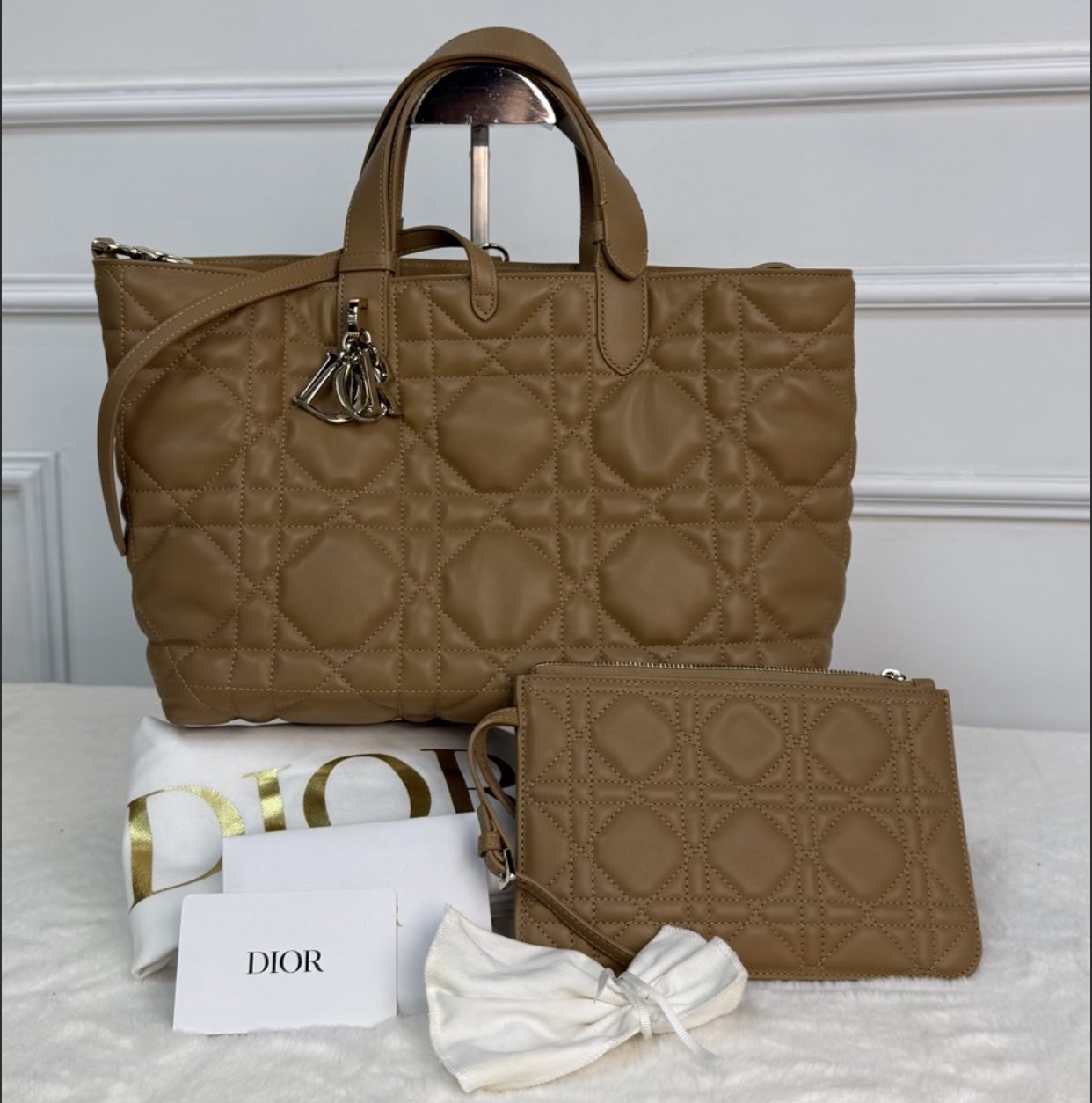 blackpink jisoo同款❤️‍🔥DIOR Toujours土著包 中號 子母袋款