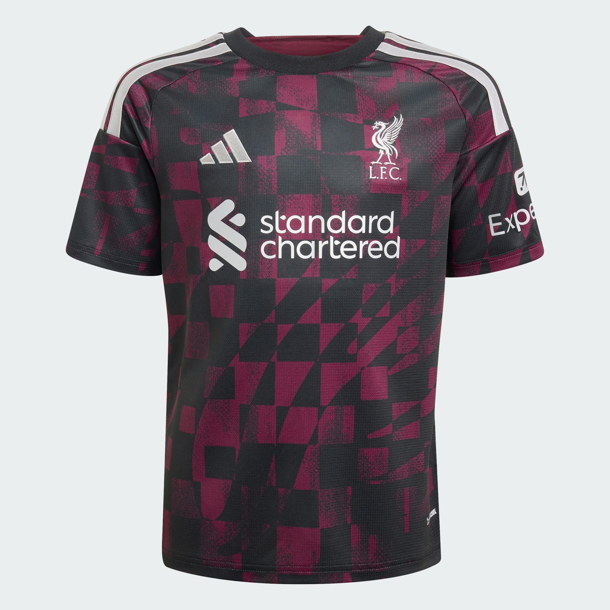 🚩Kop的旗海震撼 Adidas Liverpool 利物浦 2026-27 童裝三客球迷版球衣 (可加印字章) KB8284