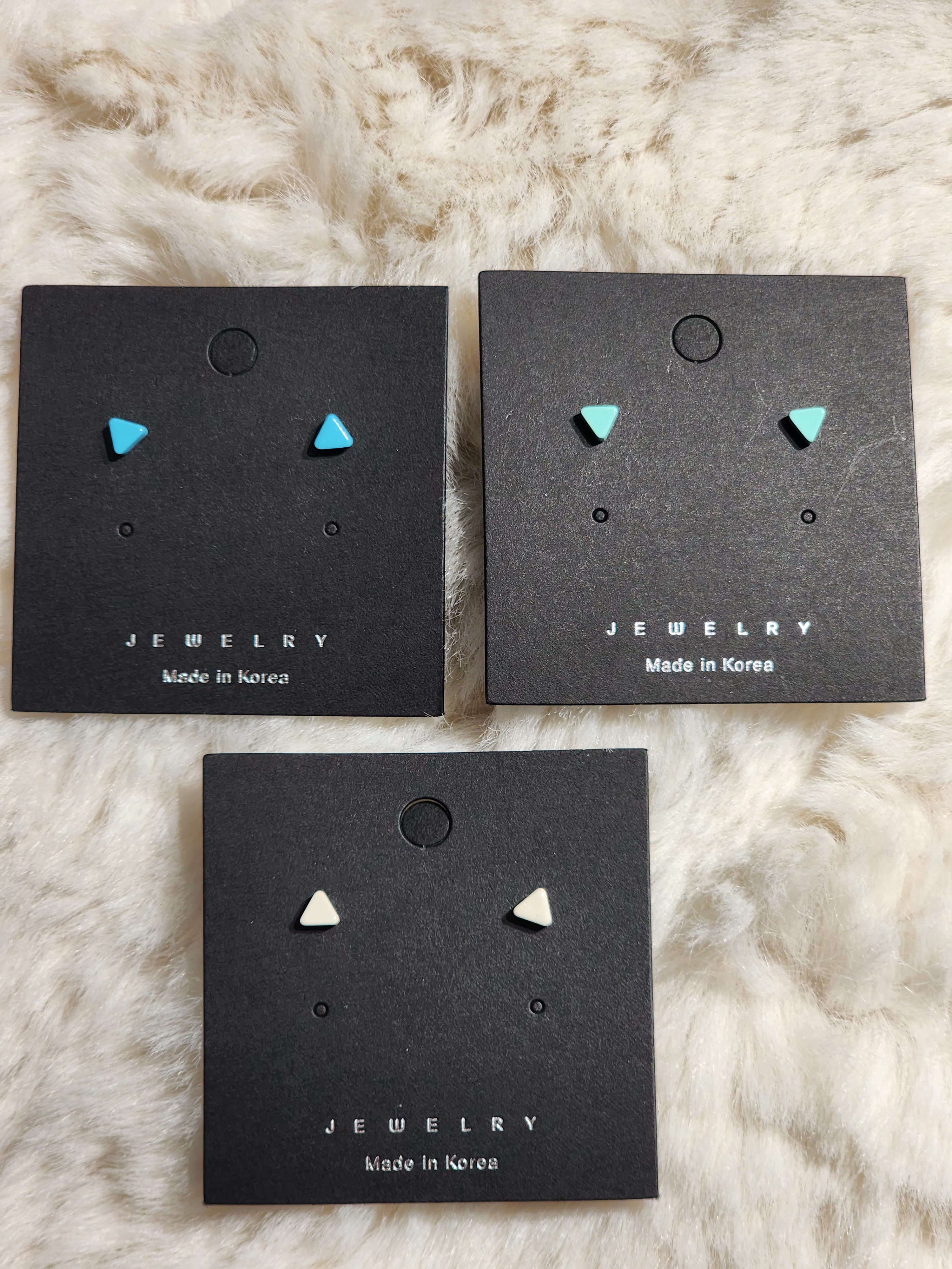 Ocr Mini Triangle Stud Earrings