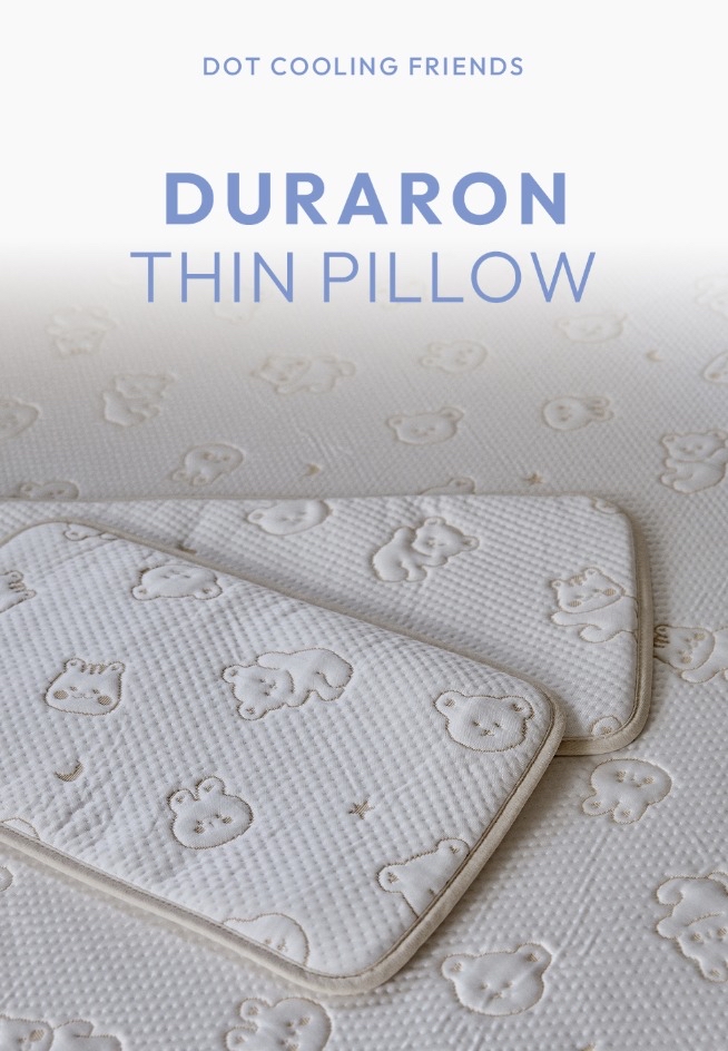 26S/S🌙Duraron超冷感睡夢星月系列-輕薄矮枕頭 (兩個尺寸)