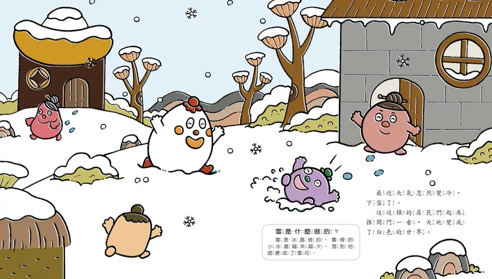 小牛頓 紛紛揚揚的雪