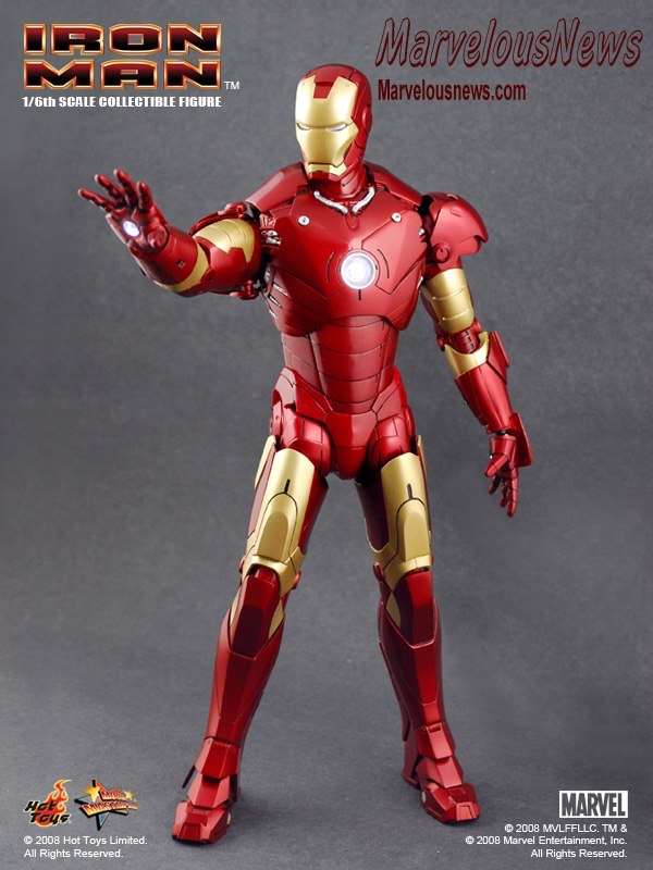 Hottoys Ironman Mark III可動figure 1/6 鋼鐵人 Mk 3 鐵甲奇俠 鋼鐵俠 