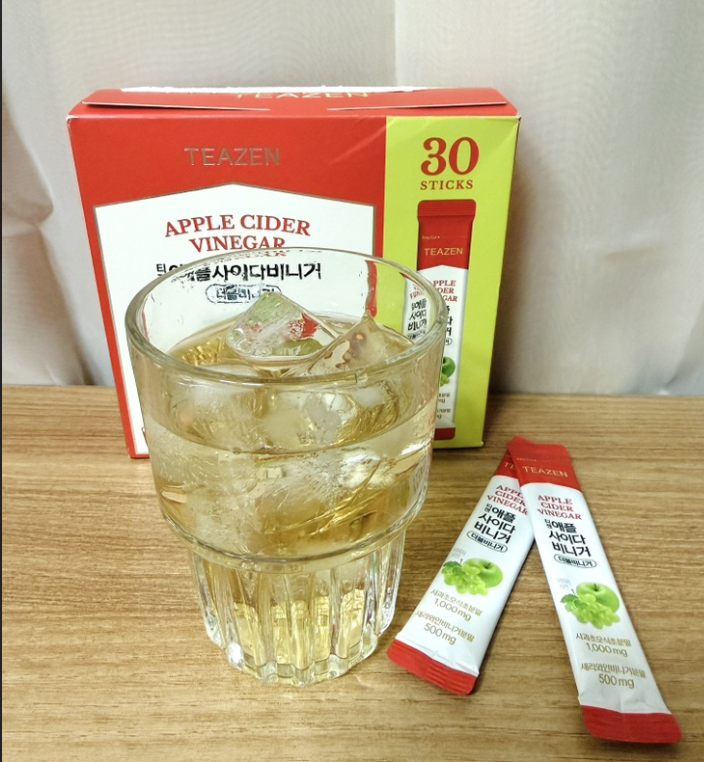 加強版｜韓國 TEAZEN 蘋果醋 2倍 燒脂粉 30條 / 盒｜Apple Cider Double Vinegar