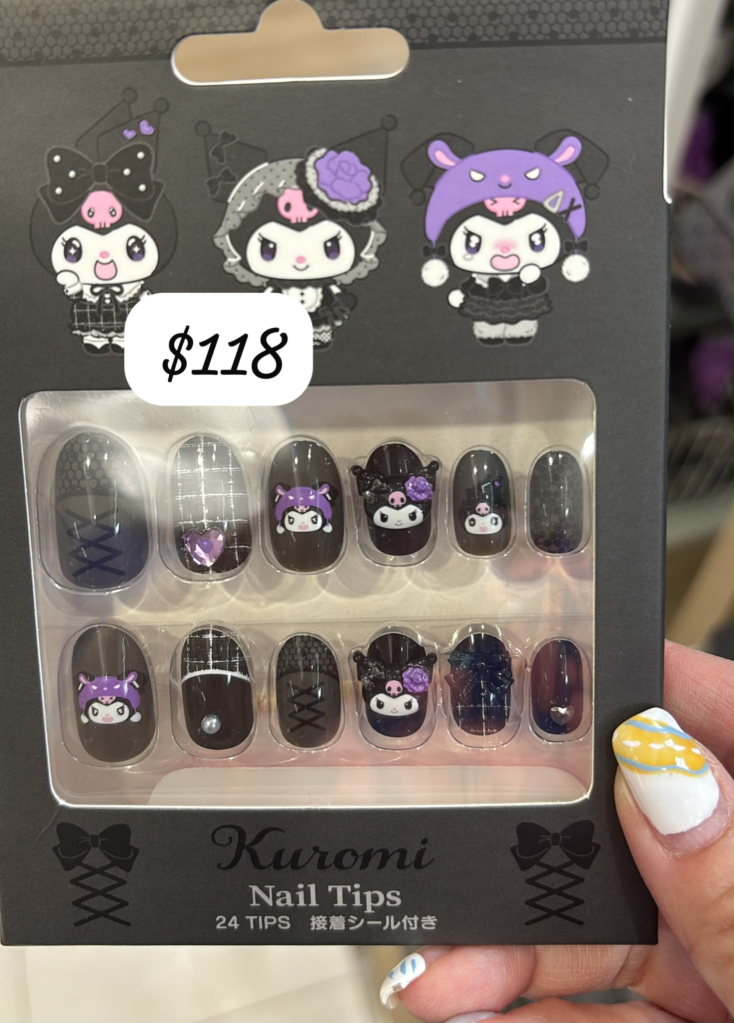 kuromi nail set