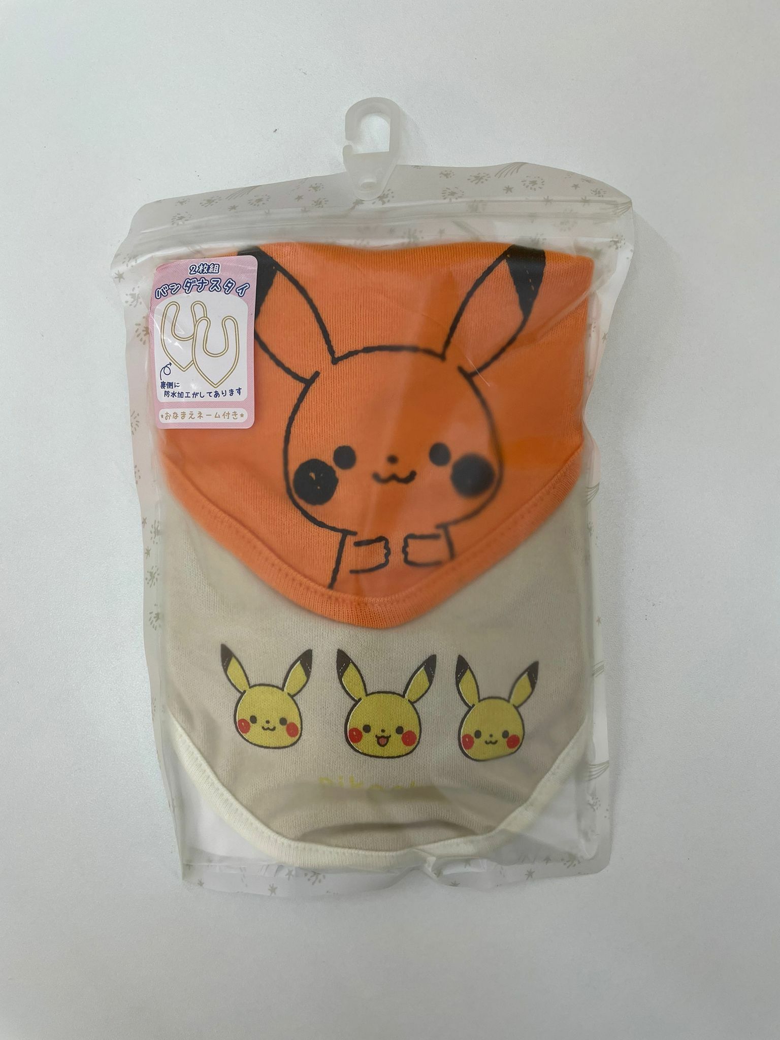 Monpoke 寵物小精靈 口水肩(1 set 2件) -1件 現貨