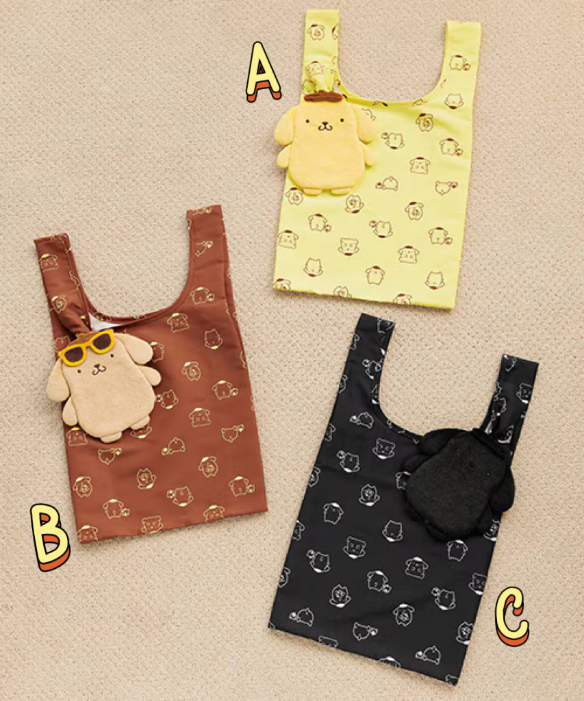 🎀【預訂】LOWRYS FARM x Pompompurin 附收納袋的環保袋