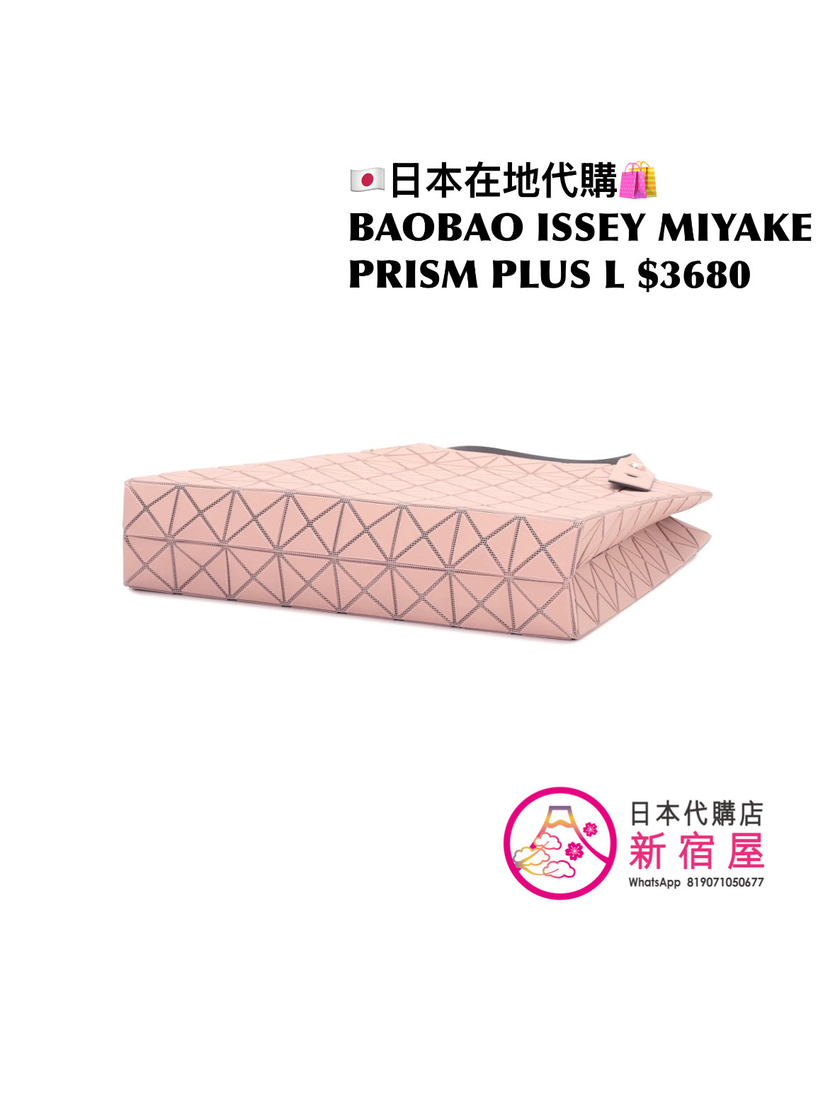 BAOBAO ISSEY MIYAKE PRISM PLUS L