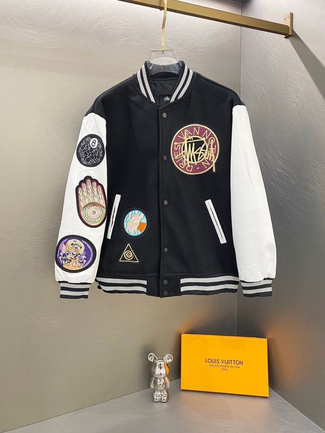 Stussy x Dries Van Noten Varsity Jacket | Blue Box