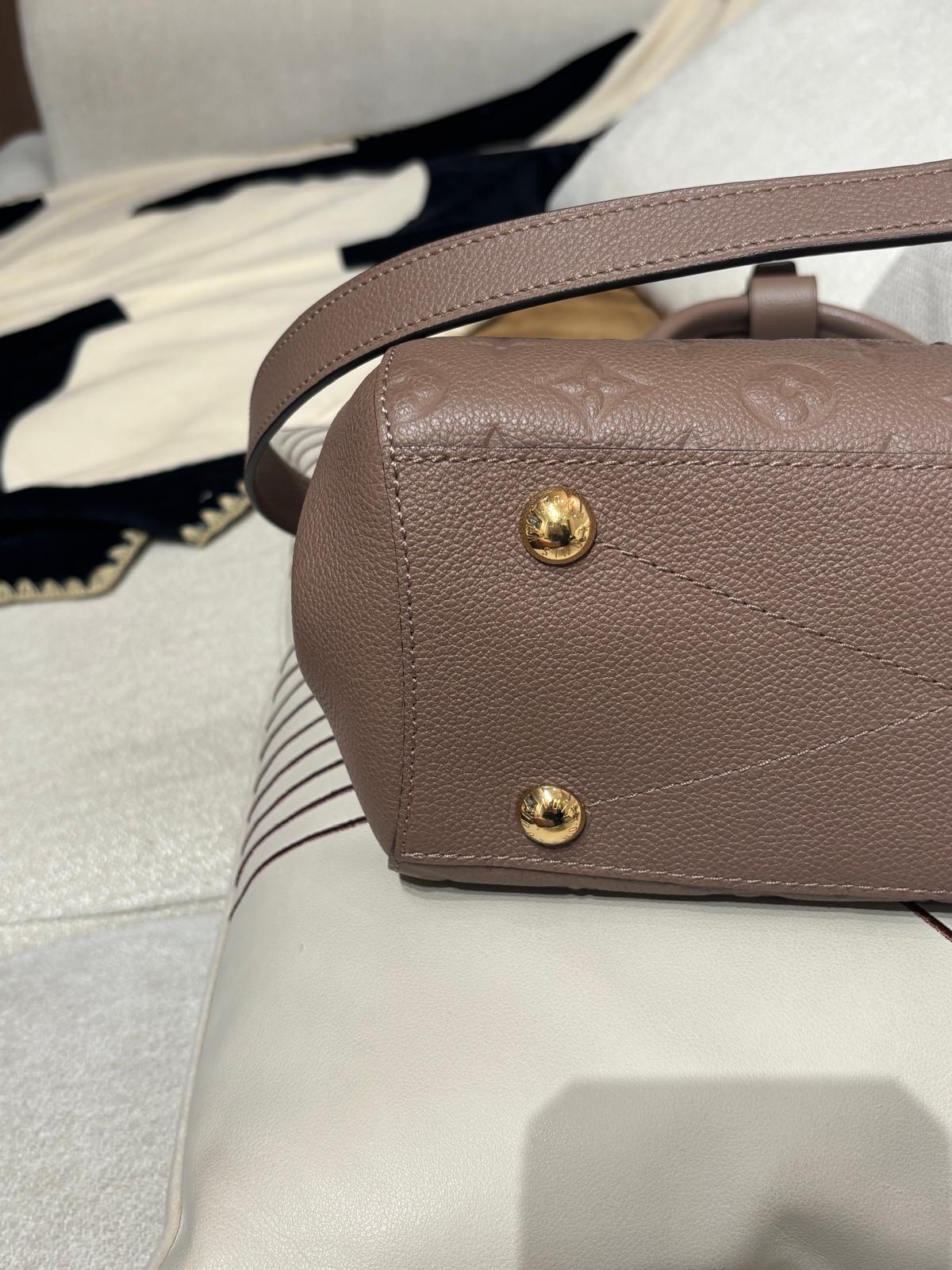 Lv montaigne bb empreinte calfskin 100%Authentic,98%new ✅key lockpad✅strap✅dust bag  