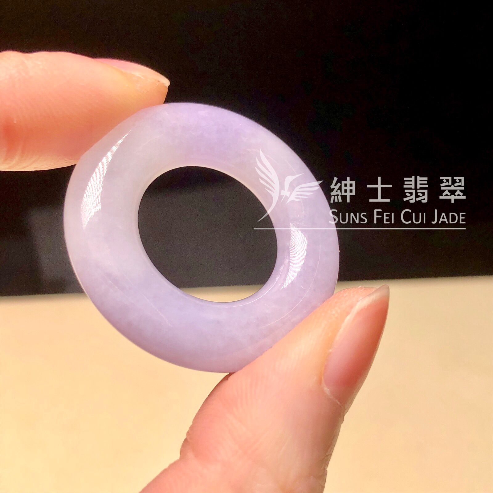 B08807 紫羅蘭平安環