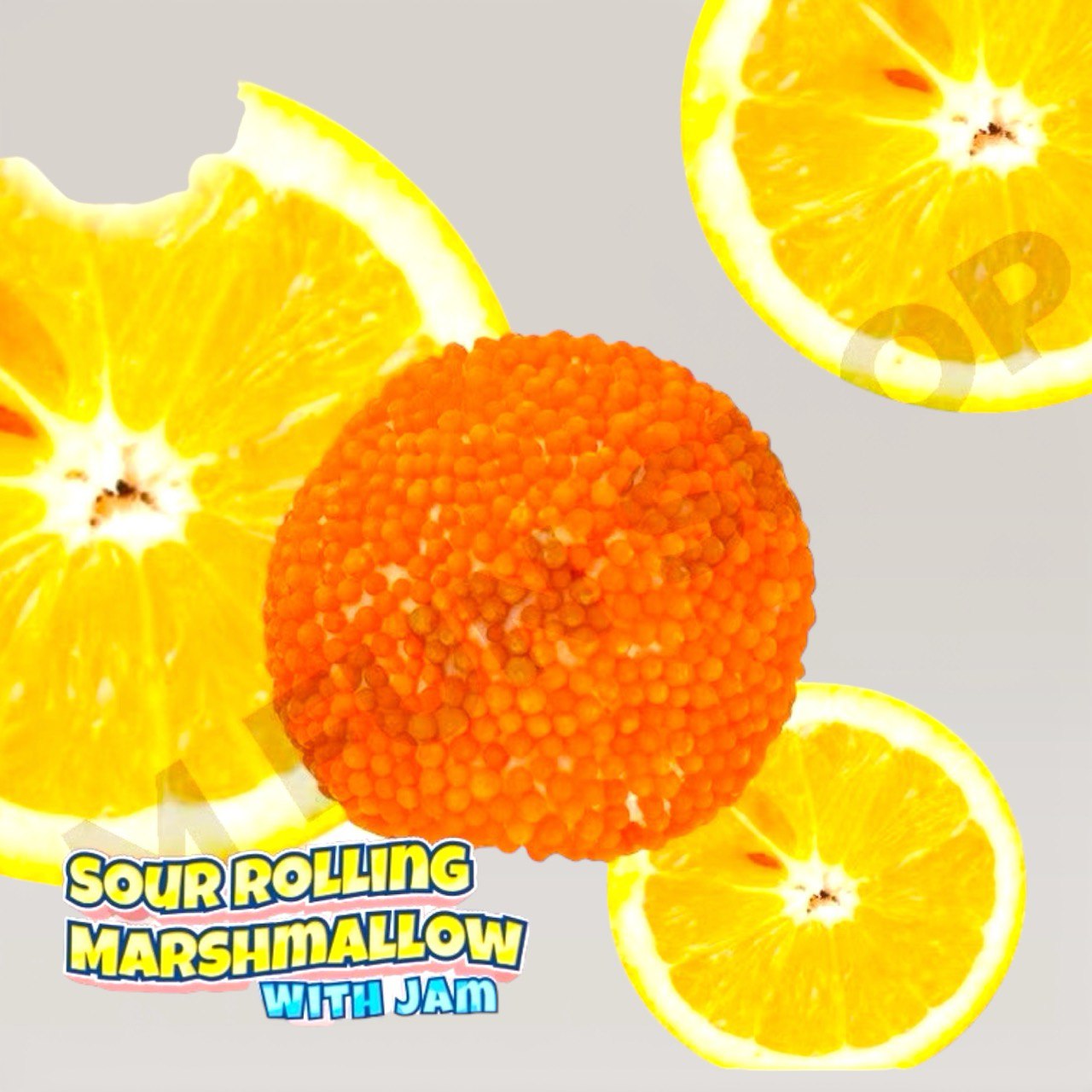 12pcs Lucky Twins Sour Rolling Marshmallow with jam lollipop (HALAL)