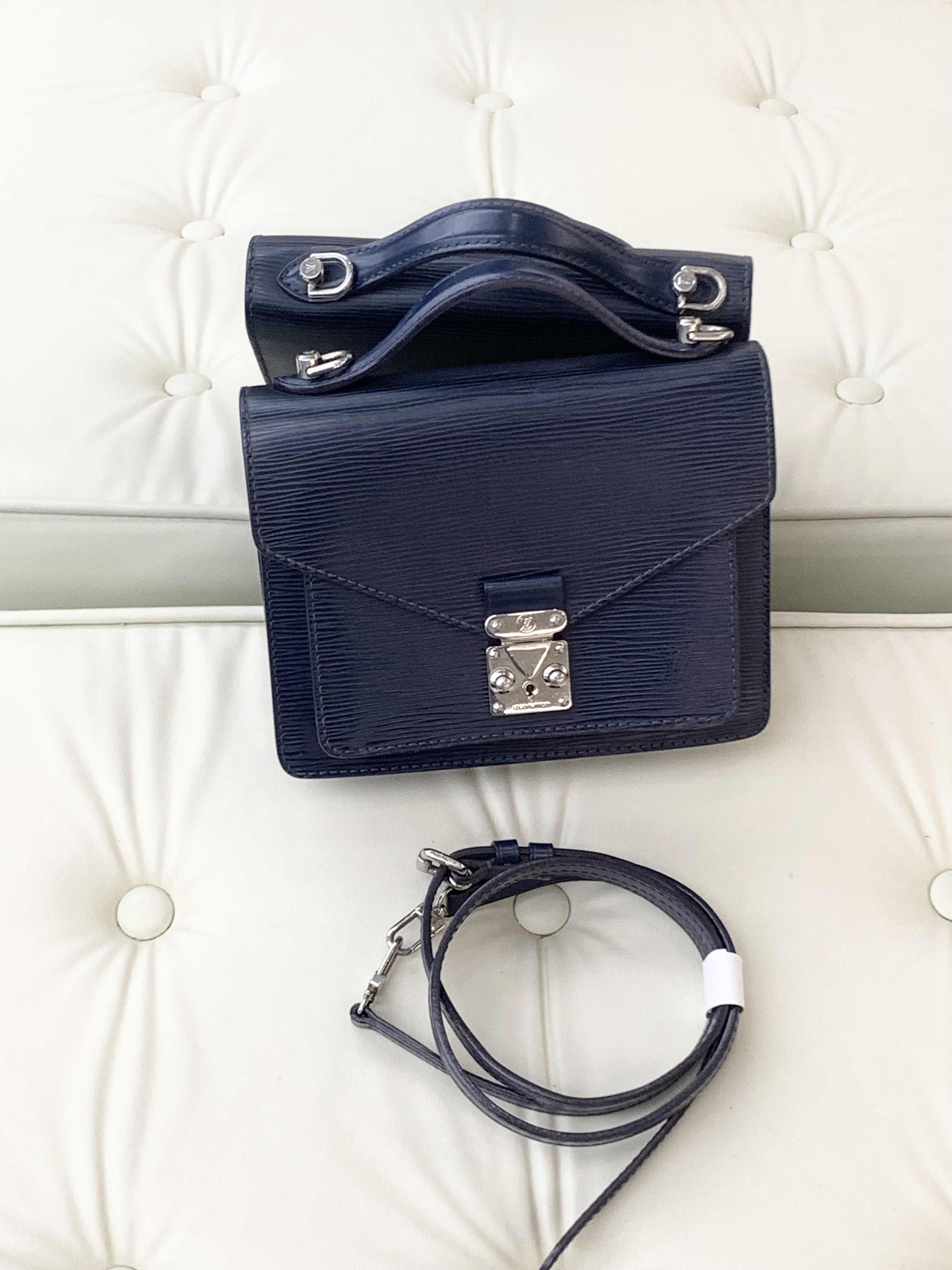 【預訂貨品】Lv vintage深海藍水波紋公文包