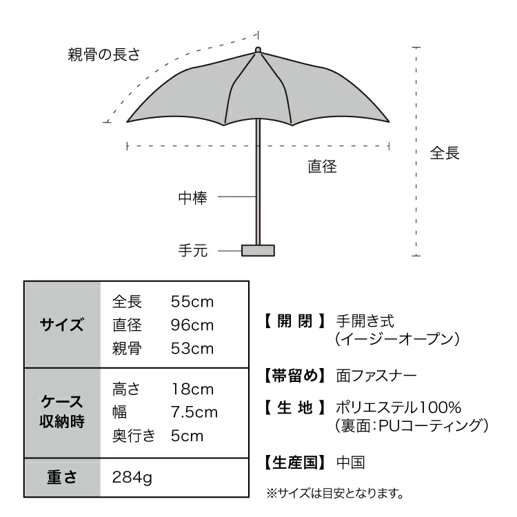 【極致防曬】日本直送 Wpc.IZA Cool & Compact 最高隔熱性能縮骨遮｜晴雨兩用・夏日降溫 22.2°C 