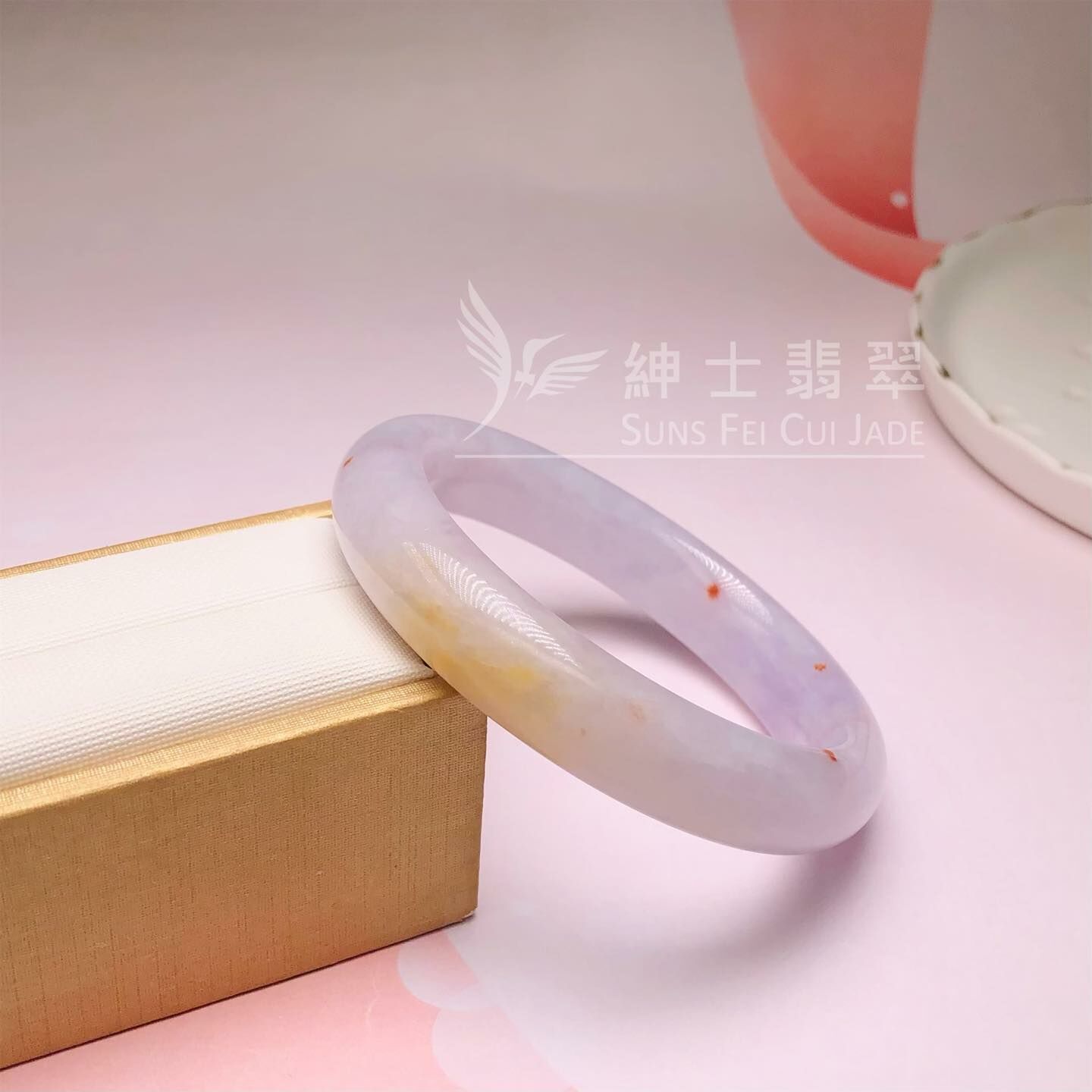 木那姐堆灑金福鐲53.1mm