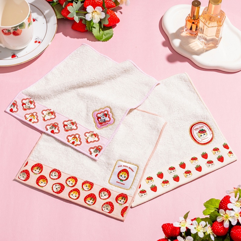  🎀【預訂】mofusand 草莓🍓系列 Hand Towel A