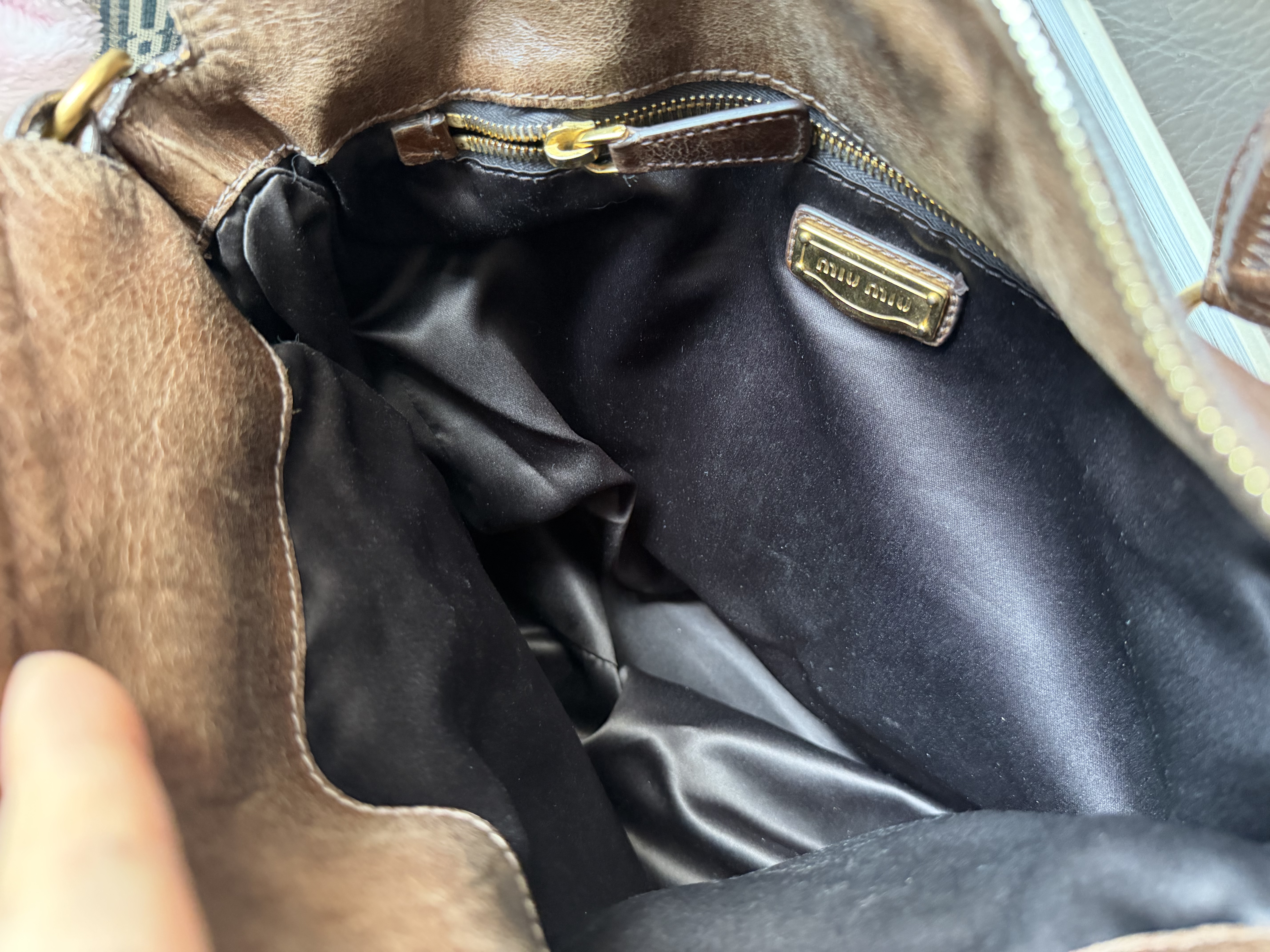 Miu miu vitello bag brown 