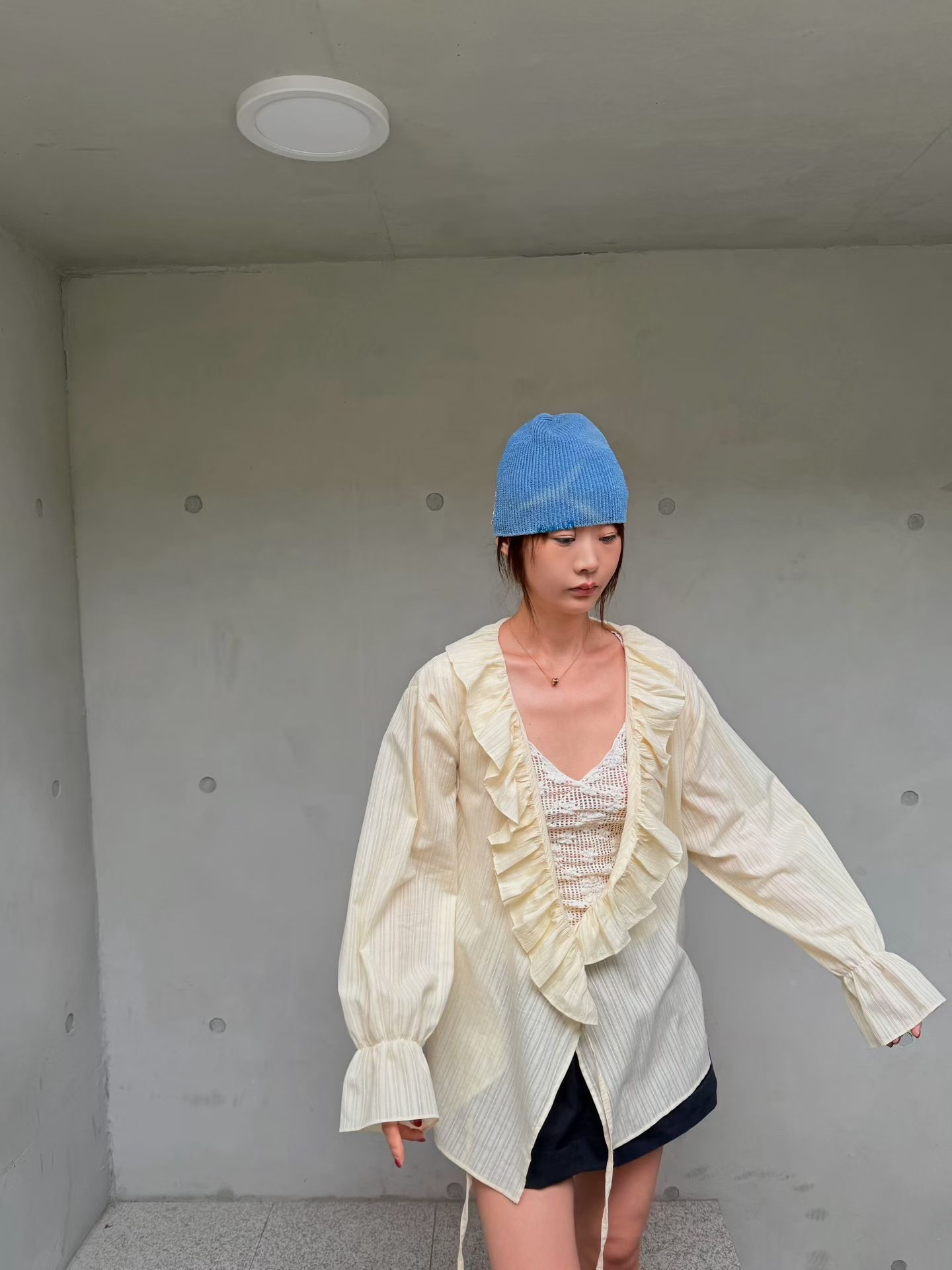 🇰🇷東大門女裝 | raffles shirt yellow