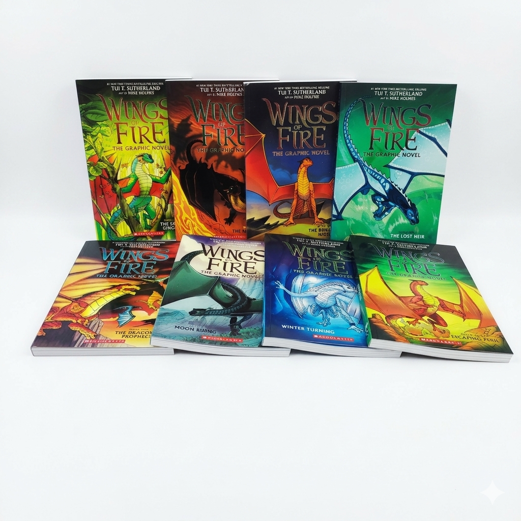 Wings of Fire The Graphic Novel Books Collection Set  8 books  | 火翼飛龍漫畫版8冊 | 超高質 S93
